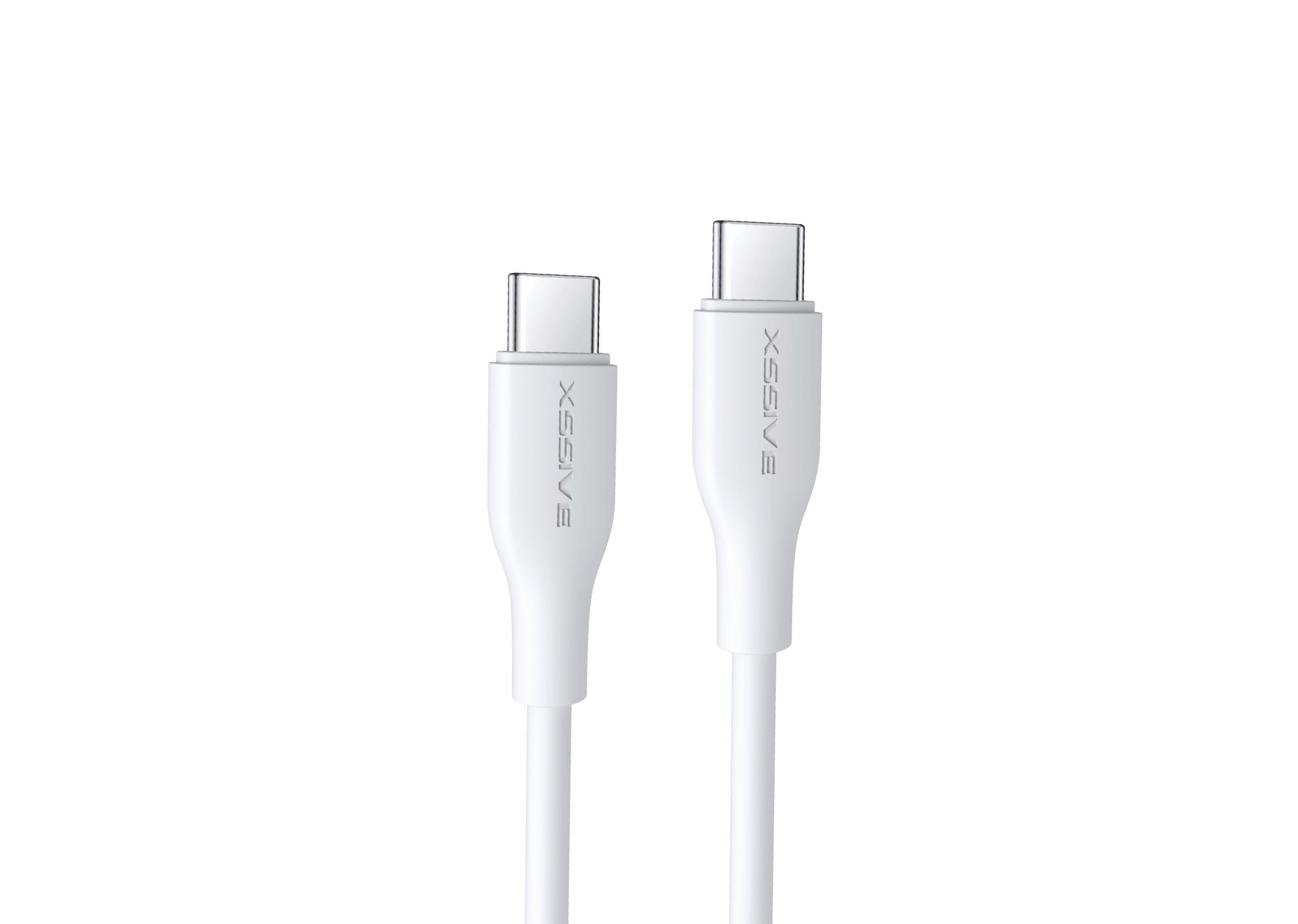 MMOBIEL USB-C Auf USB-C Kabel 2 Meter – Weiß, Superschnelles Laden & Datenübertragung Bis 10 Gbit/s