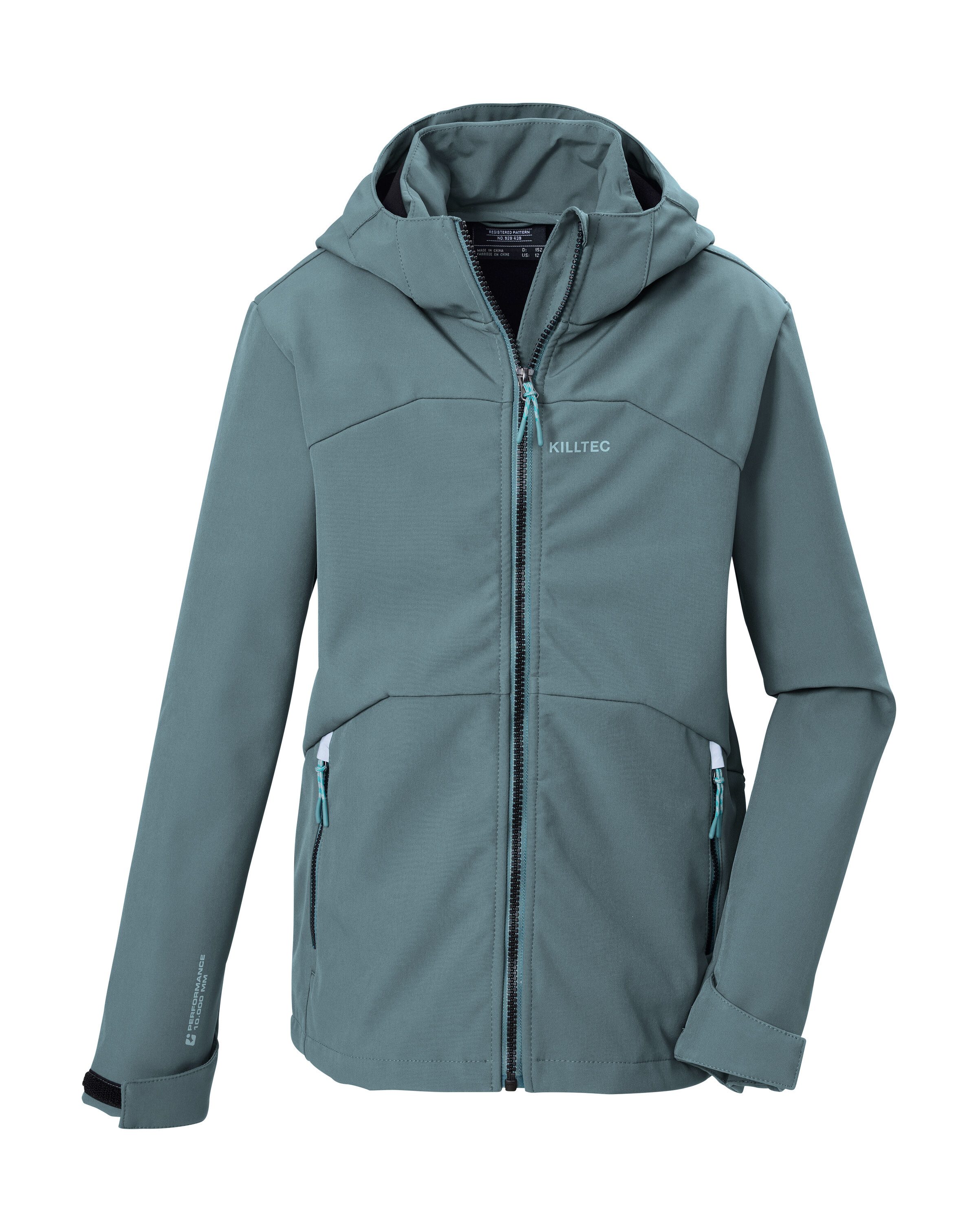Killtec Softshelljacke KOW 176 BYS SFTSHLL JCKT Wind- und wasserabweisende Kinderjacke mit Fleece und Kapuze