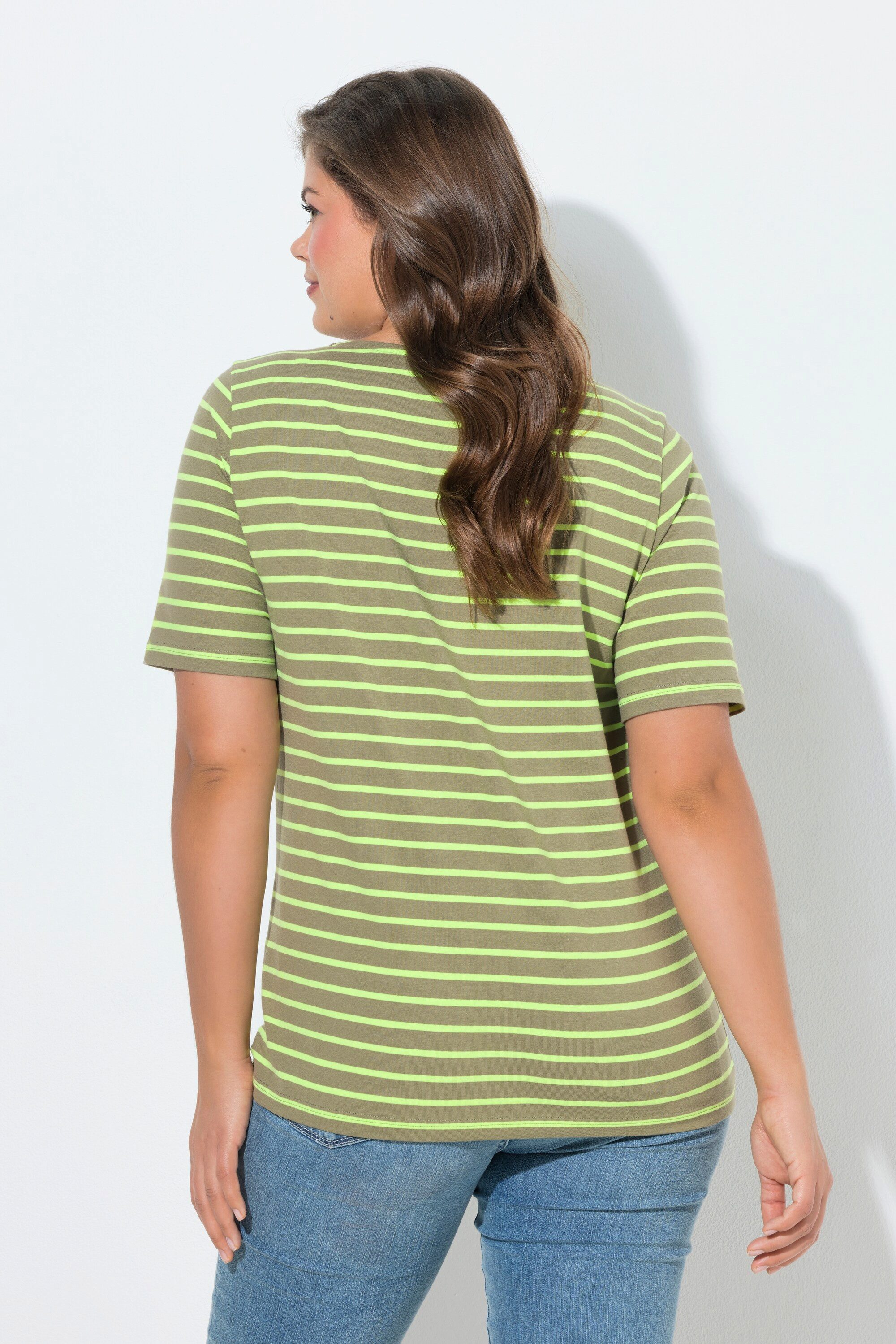 Laurasøn T-Shirt Ringelshirt Rundhals 1/2-Arm – Bild 3 von 4