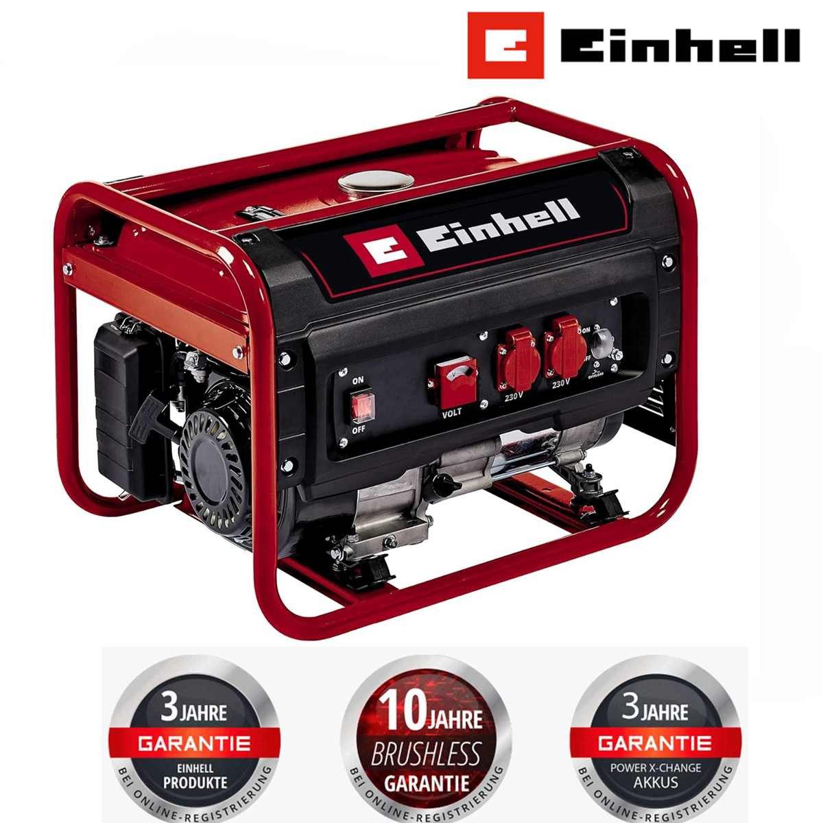 Einhell Stromerzeuger Stromerzeuger (Benzin) TC-PG 25/1/E5 (max. 2400 W, 15 L Tank, 2100 W