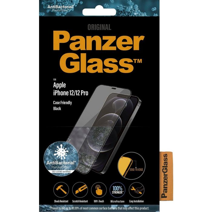 PanzerGlass PanzerGlass für Apple iPhone 12/12 Pro Displayschutzglas durchsichtig