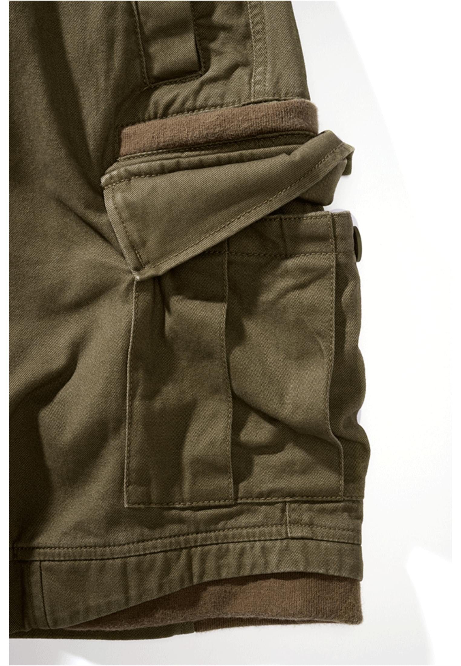 Shorts olive Stoffhose Brandit (1-tlg) Vintage Packham Herren