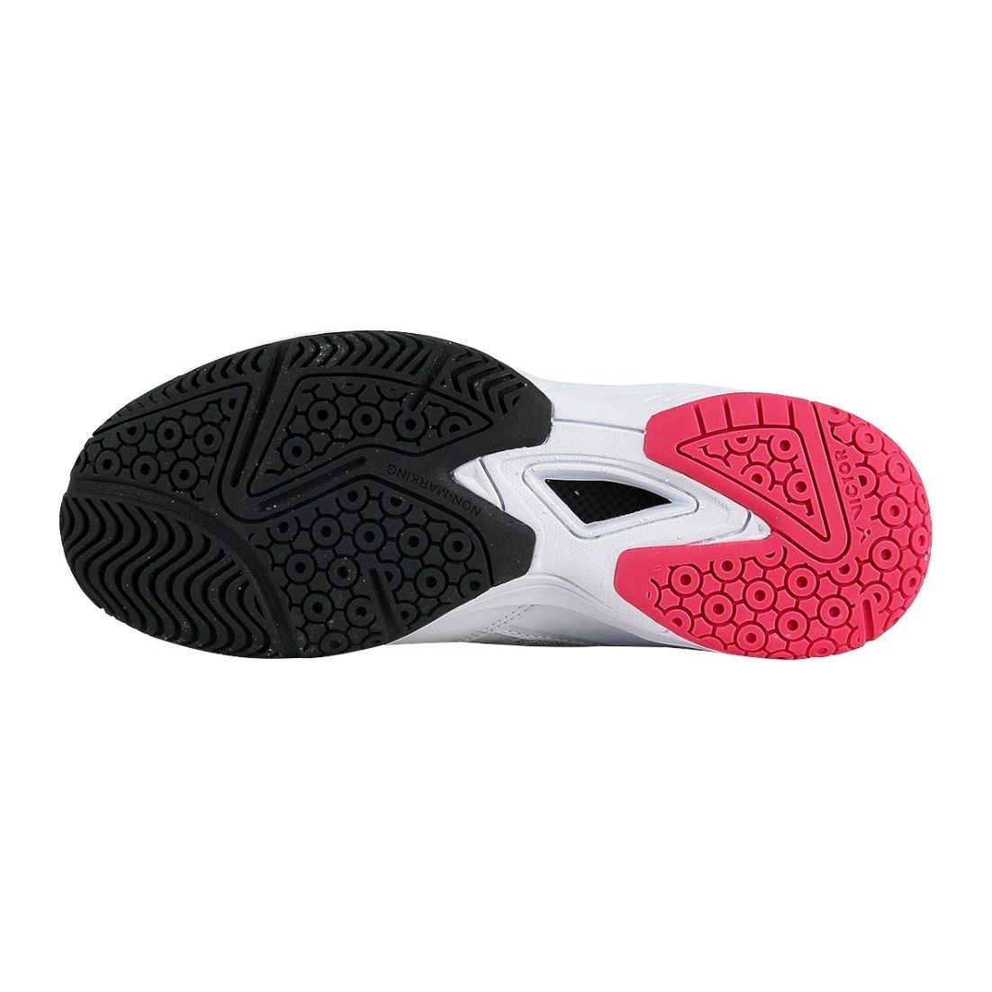 VICTOR Hallen-Indoorschuhe P9200TD AH weiss/schwarz/rot Herren Badmintonschuh