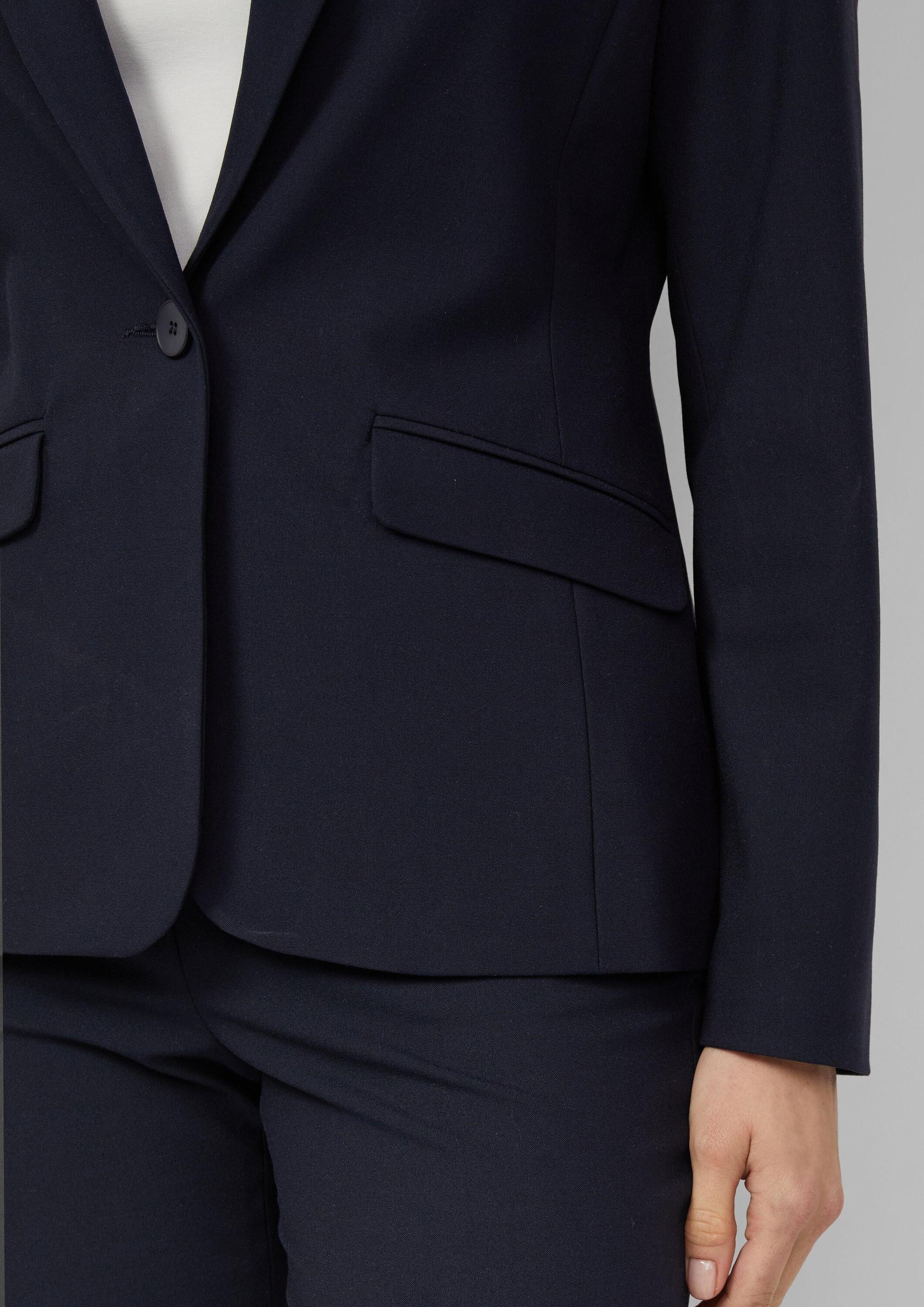 s.Oliver Jackenblazer Indoor-Blazer Viskosemix-Blazer im Slim Fit