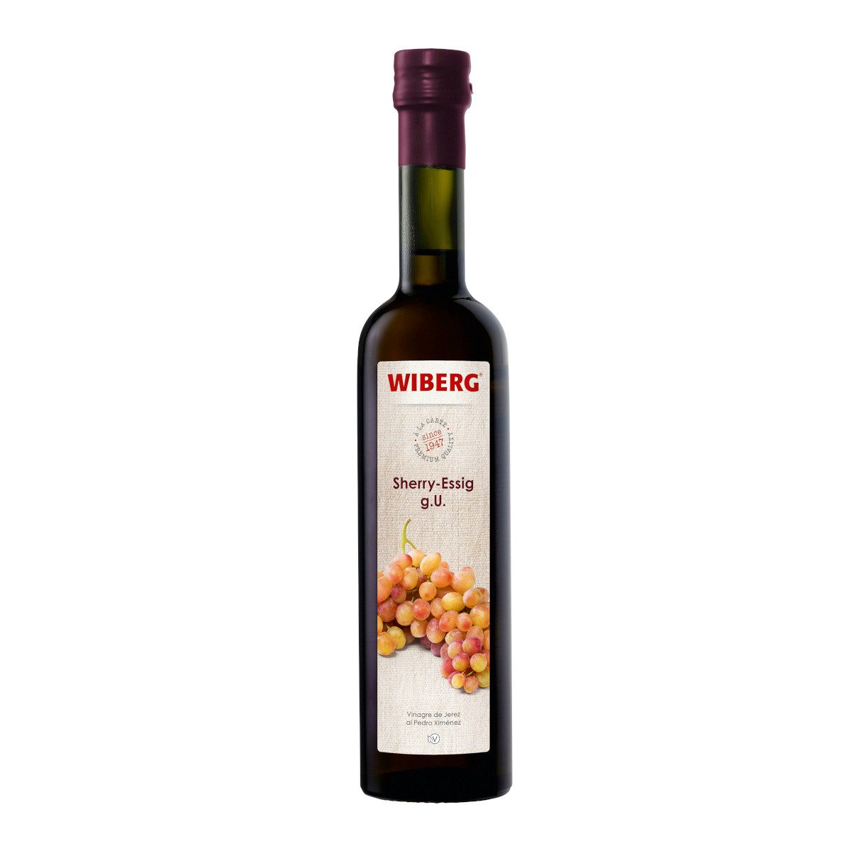 WIBERG Essig, Wiberg Sherry Essig mit charakteristische Aromen Flasche 500ml