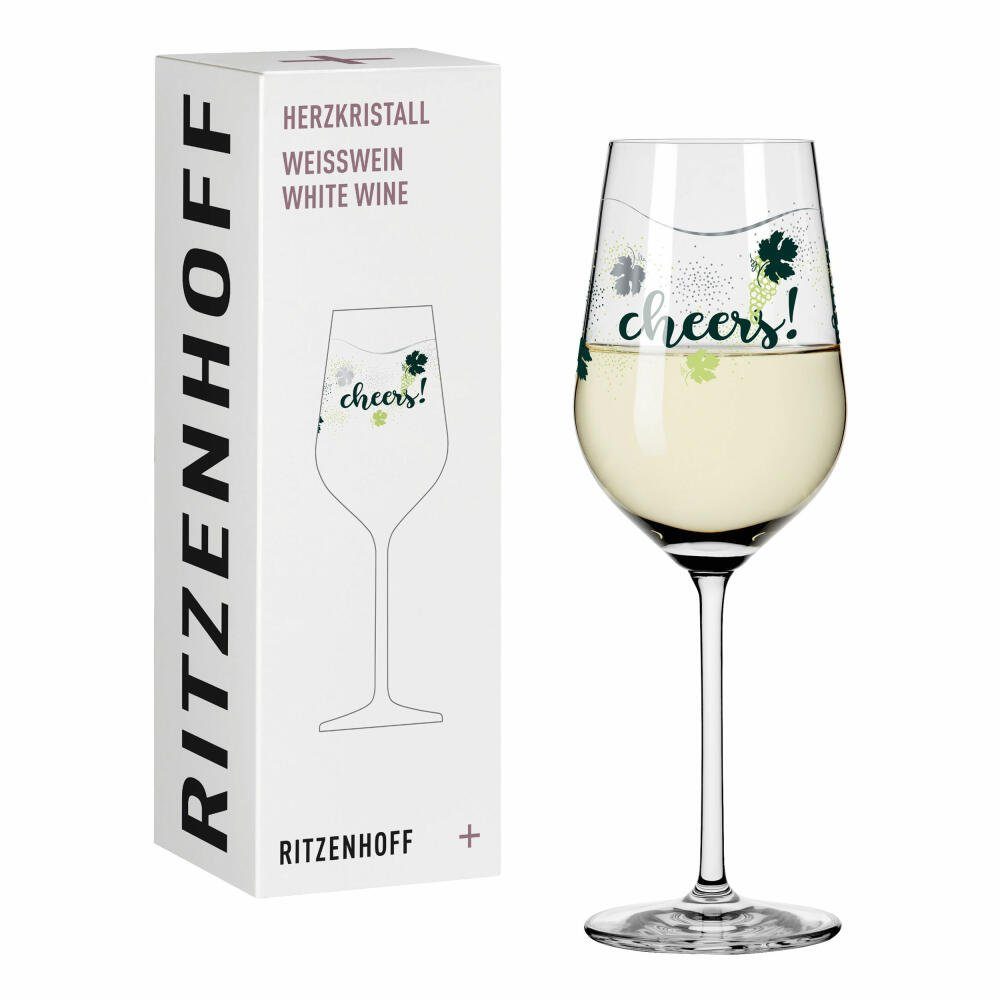 Ritzenhoff Weißweinglas Herzkristall Weißwein 005, Kristallglas, Made in Germany