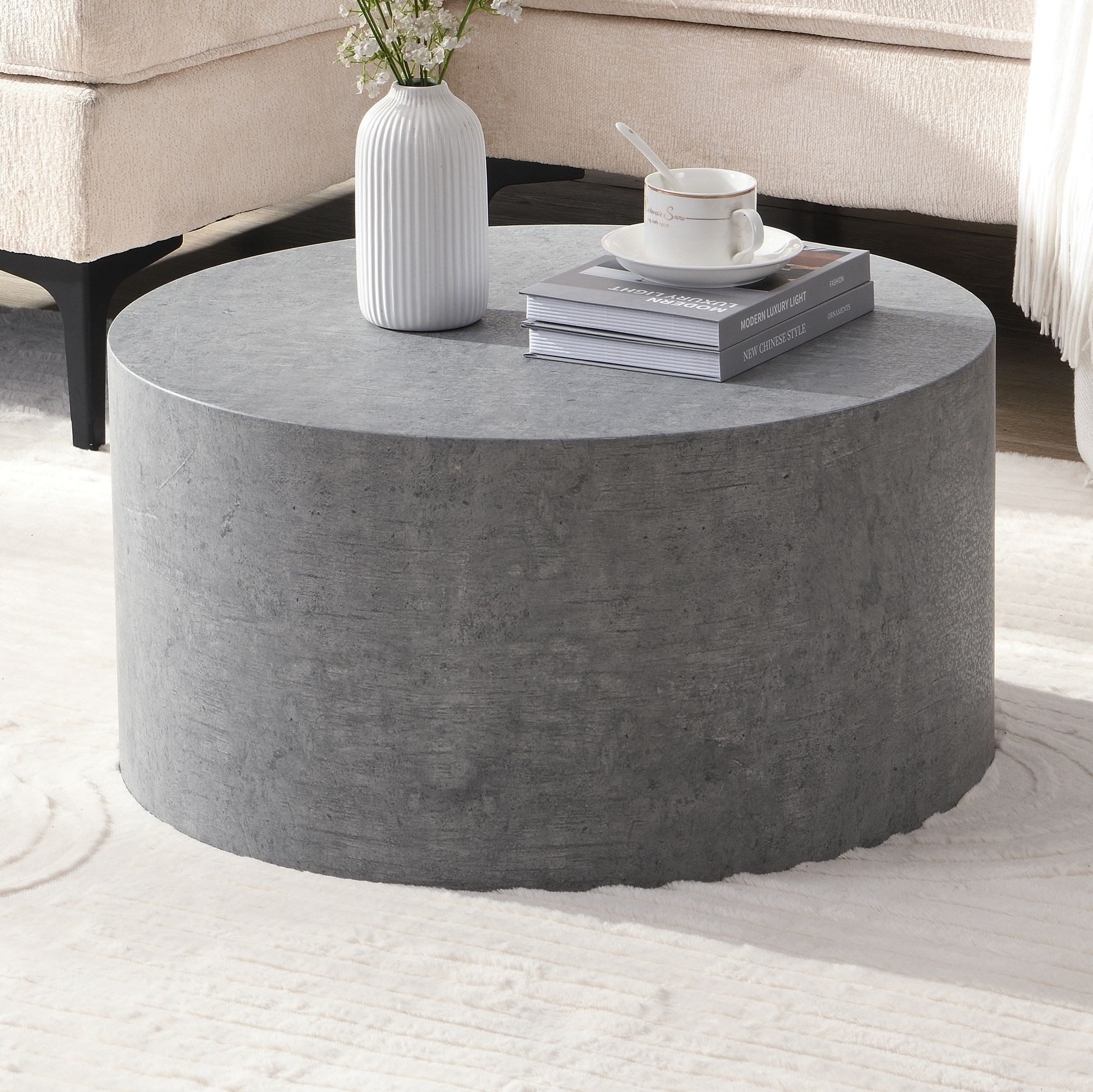 FINEBUY Couchtisch FB72764 (MONOBLOC 60x60x30 cm günstig online kaufen