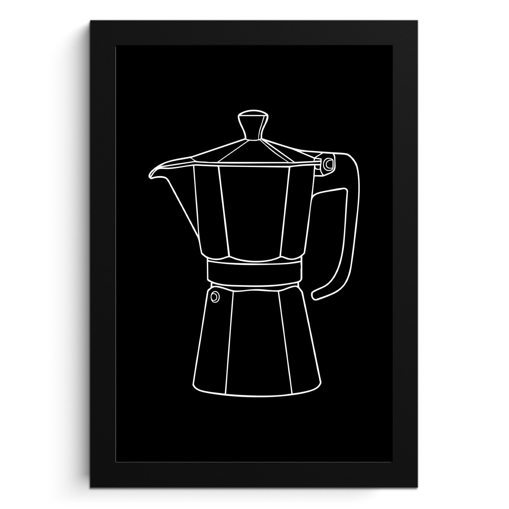 MuchoWow Poster Becher Topf - Schwarz günstig online kaufen