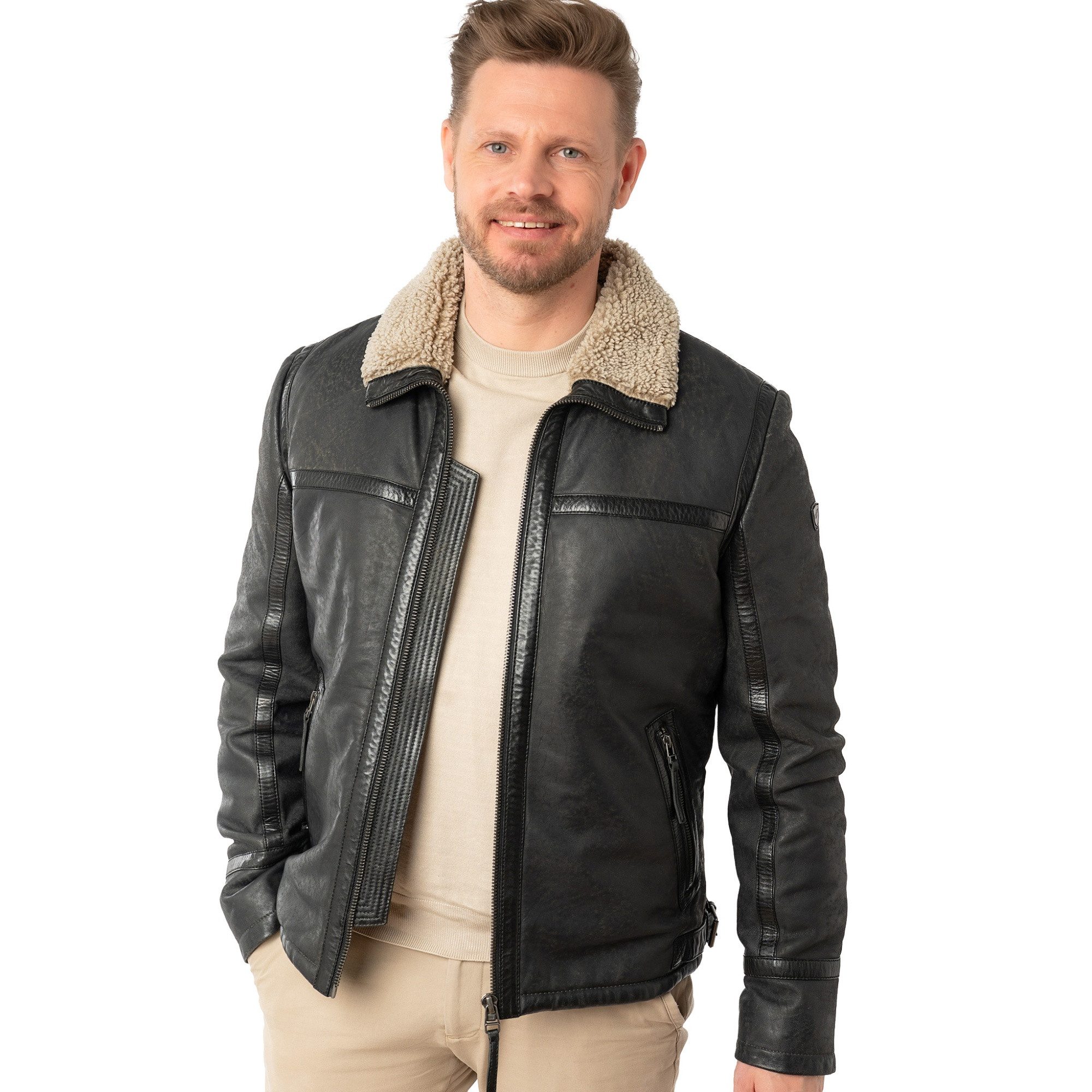 Mauritius Lederjacke MMAlasko Mauritius - Herren günstig online kaufen