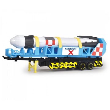 Dickie Toys Spielzeug-LKW Space Mission Truck, mit Anhänger und Boot, mit Licht und Sound