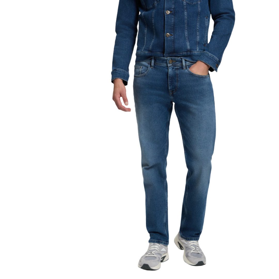 CROSS JEANS® Relax-fit-Jeans Antonio E161-154 Dark Blue 5-Pocket Style