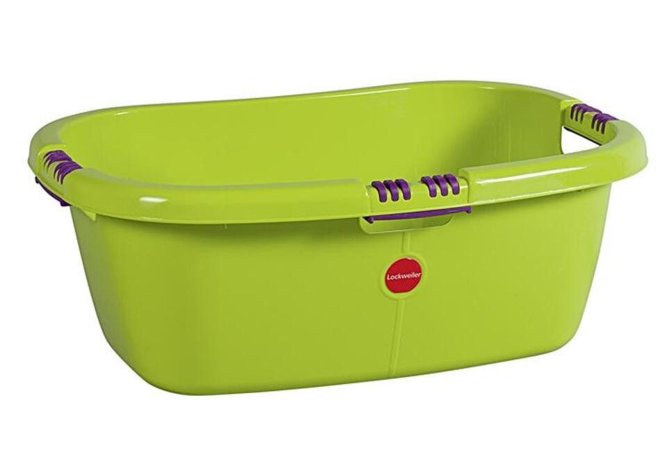 Lockweiler Wäschewanne Wäschewanne "Ergo" Kunststoff 28 L, 65 x 45 x 21,5 cm limone (1 St)