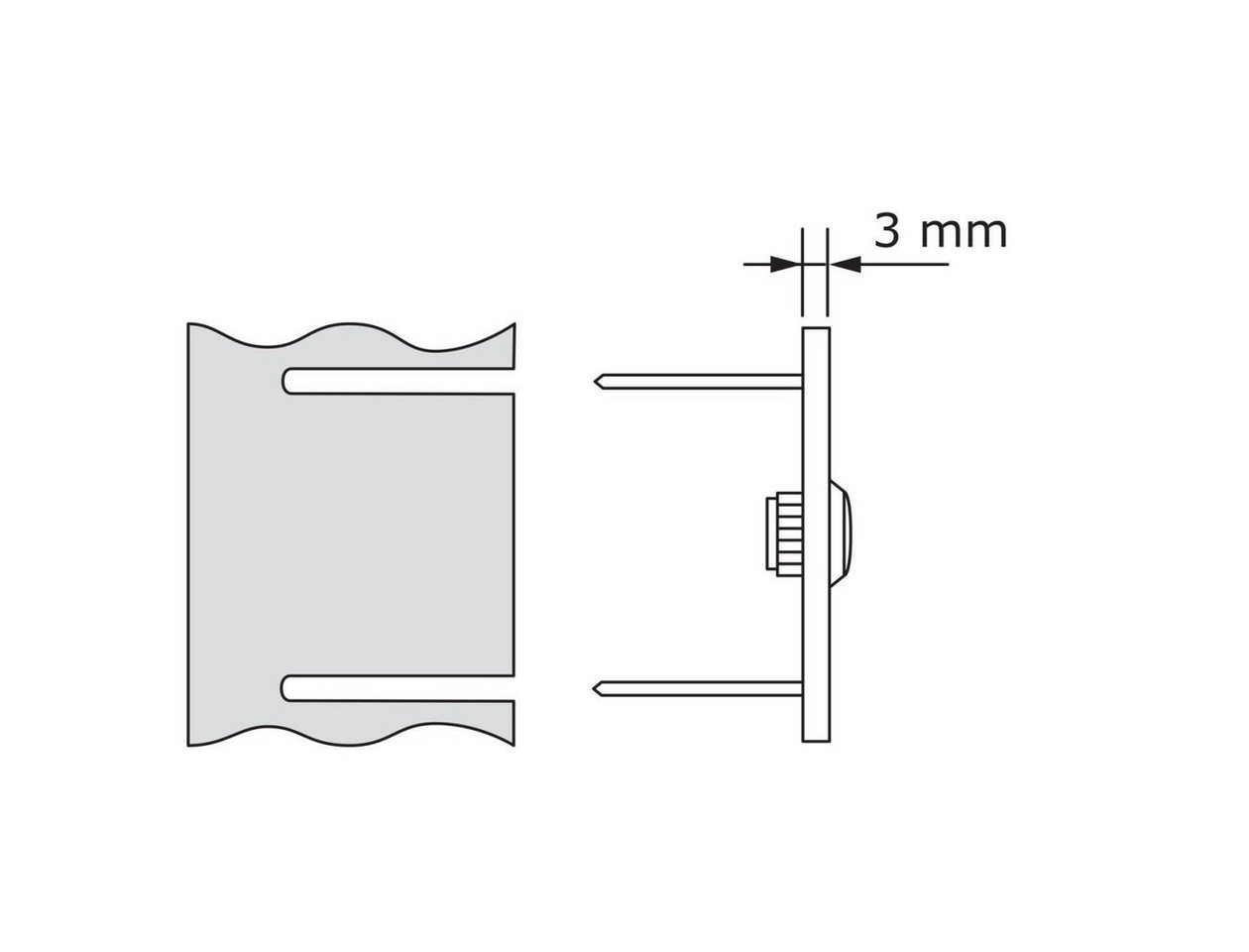 Thumbnail - Bravios Briefkasten Klingeltaster Springpferd Grau Metallic