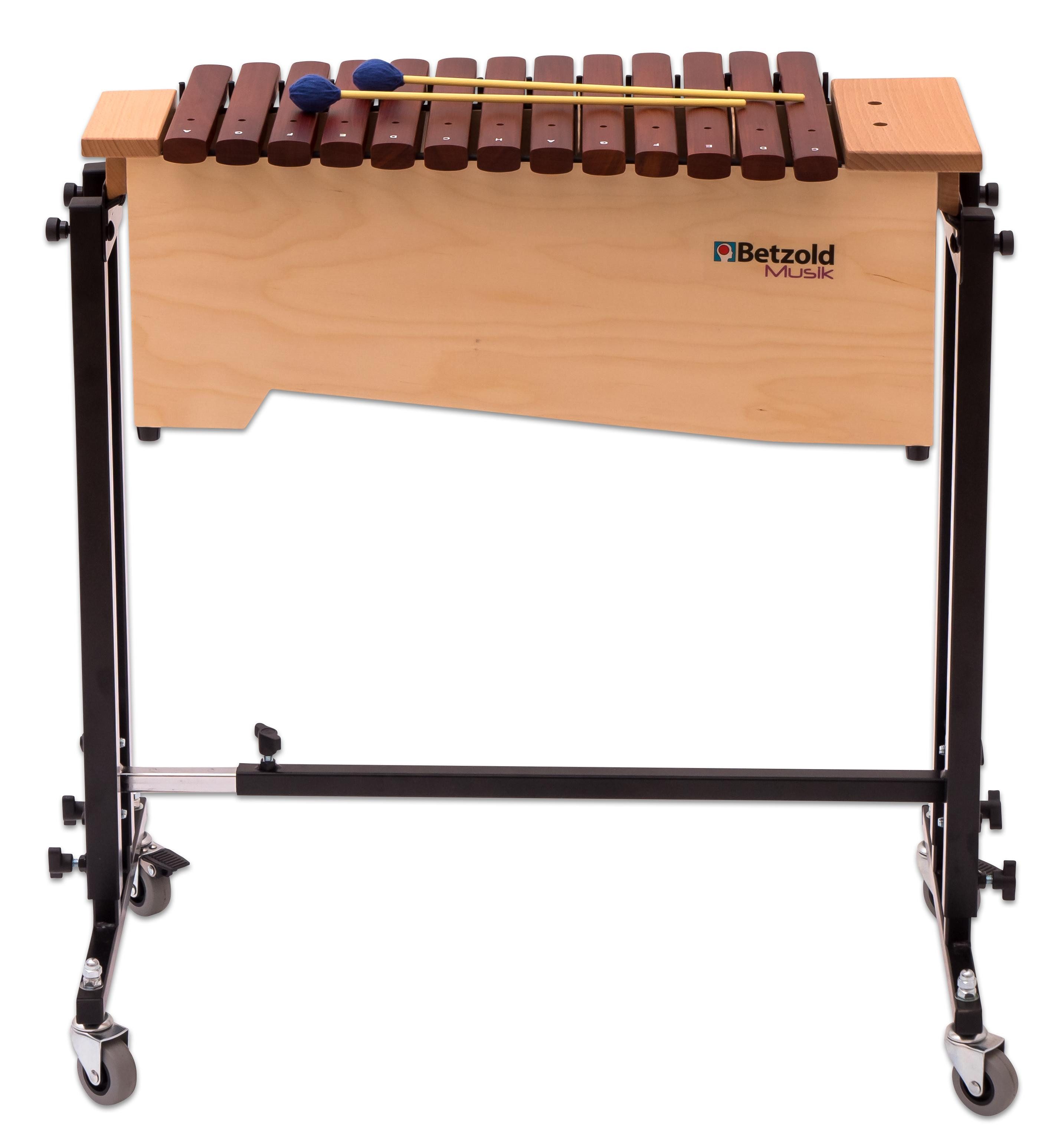 Betzold Xylophon Alt-Xylophon + Ständerwagen