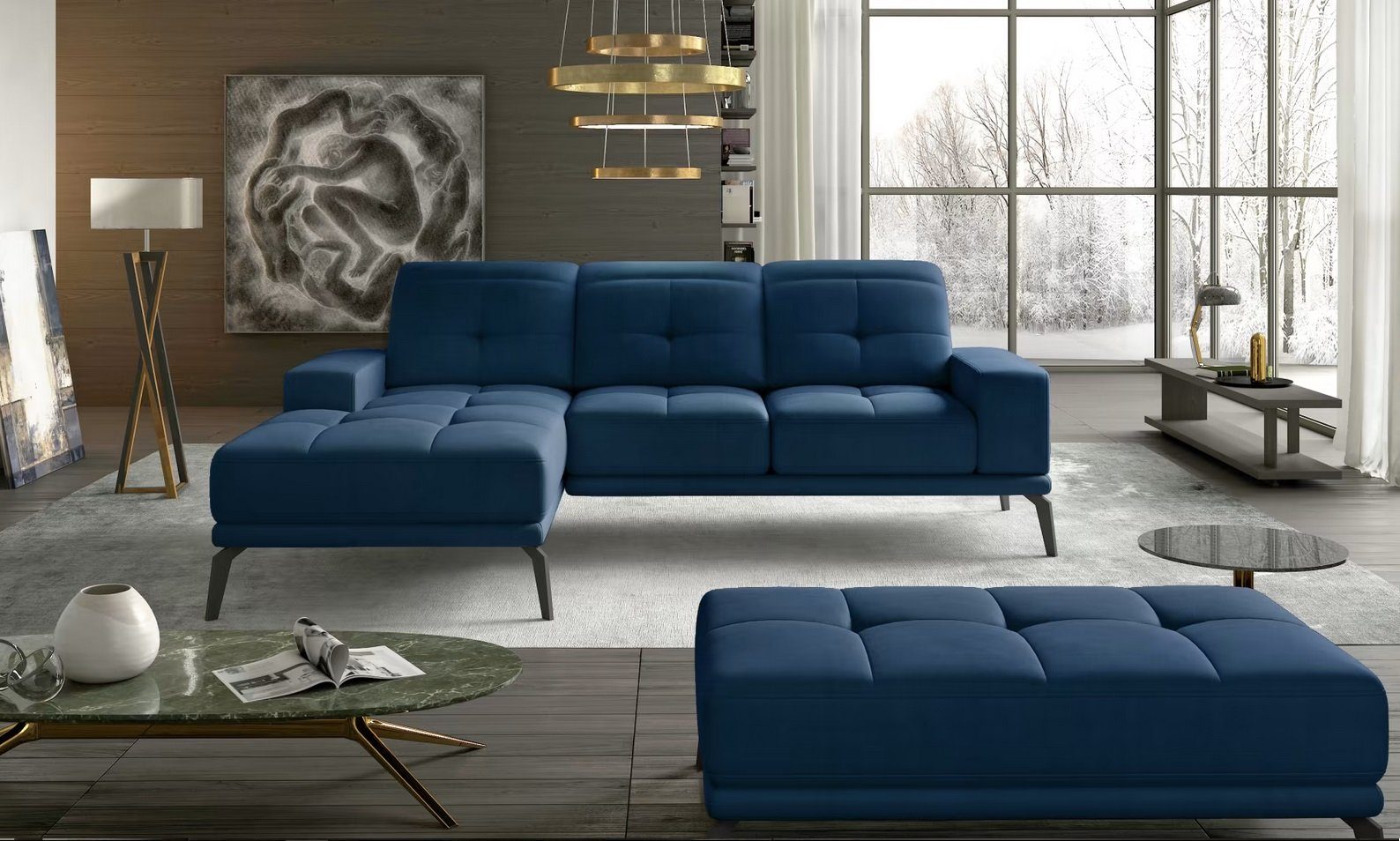 JVmoebel Ecksofa, Ecksofa L-Form luxus Couch