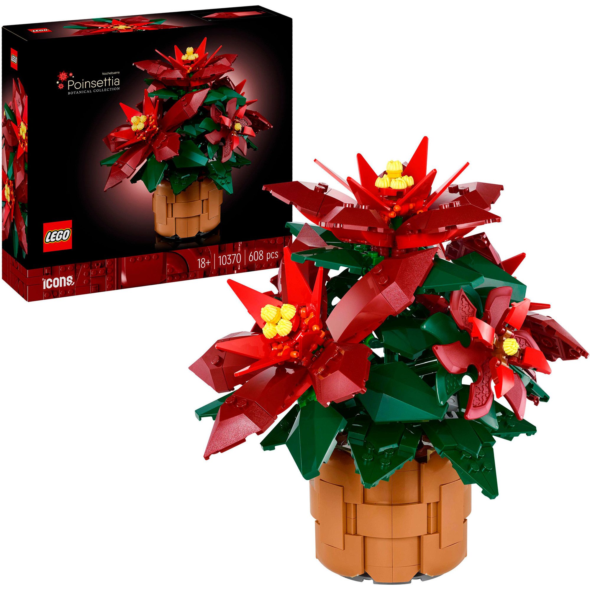 LEGO® LEGO Icons Weihnachtsstern, Konstruktionsspielzeug Spielbausteine günstig online kaufen