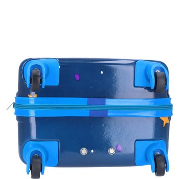 TheTrueC Koffer TheTrueC Kinder Trolley, Hartschale, Astronaut navy, 4 Rollen Rollen