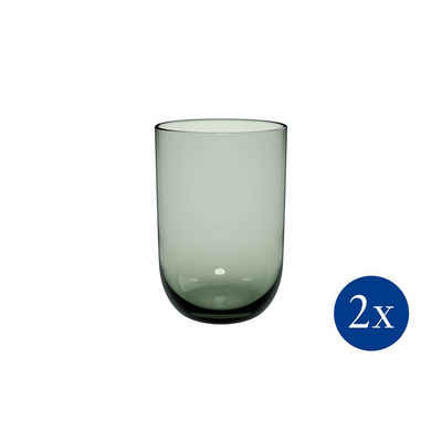 like. by Villeroy & Boch Longdrinkglas Like Sage Longdrinkbecher, 385 ml, 2 Stück, Glas