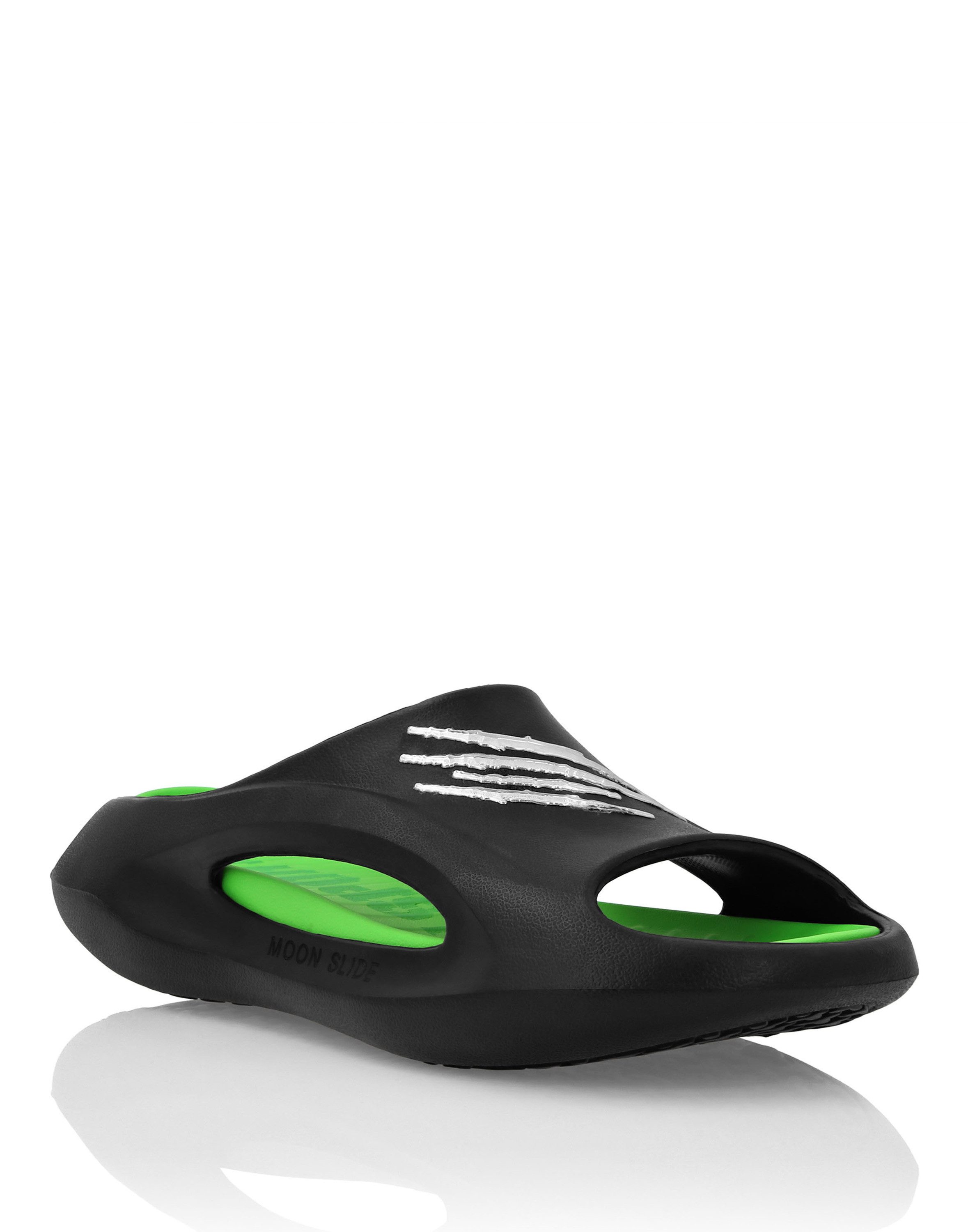PLEIN SPORT Flache Gummisandalen Strandschuh – Bild 3 von 3