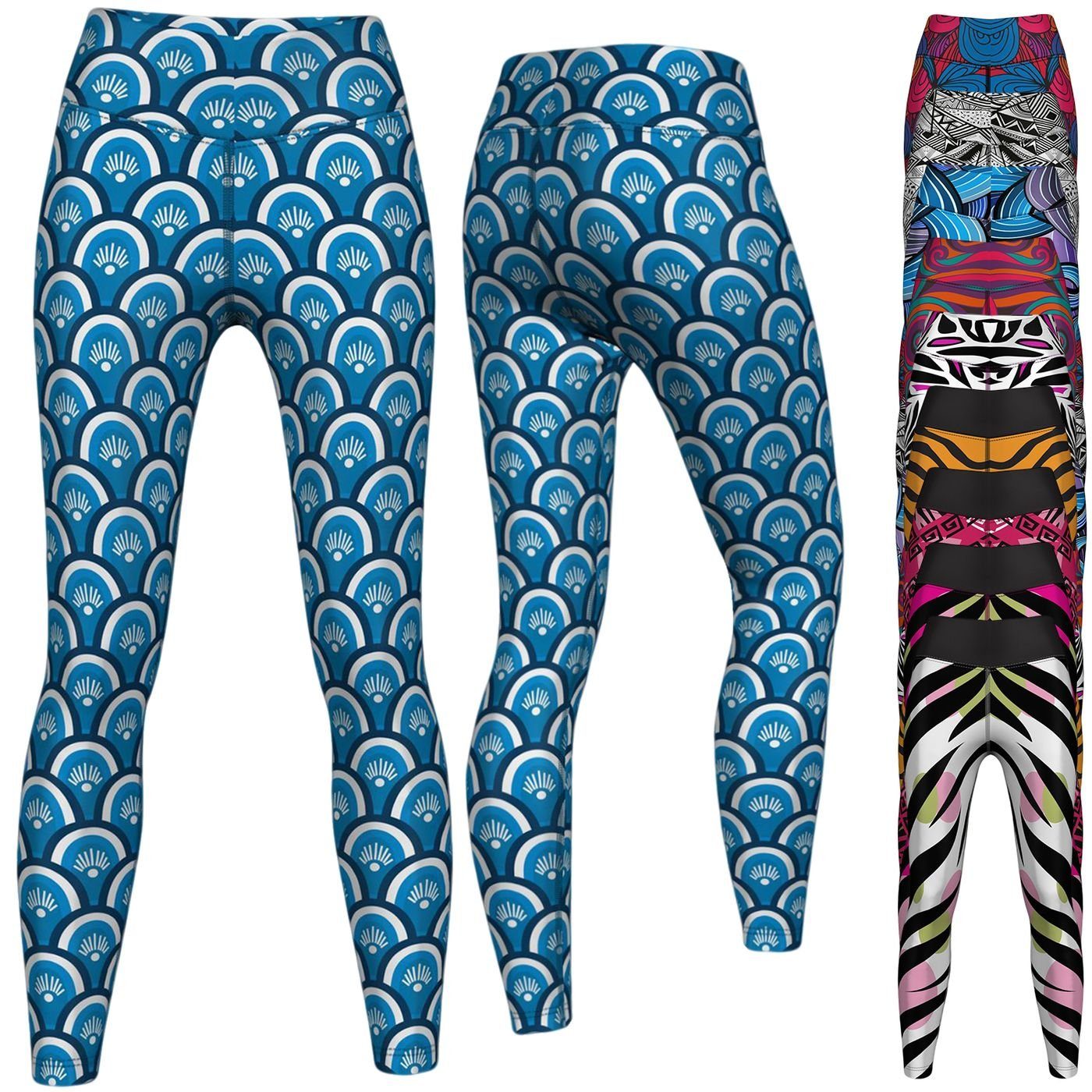 German Wear Leggings GYM-8003 Leggings Sehr dehnbar Fitness Sport Yoga Gymn günstig online kaufen