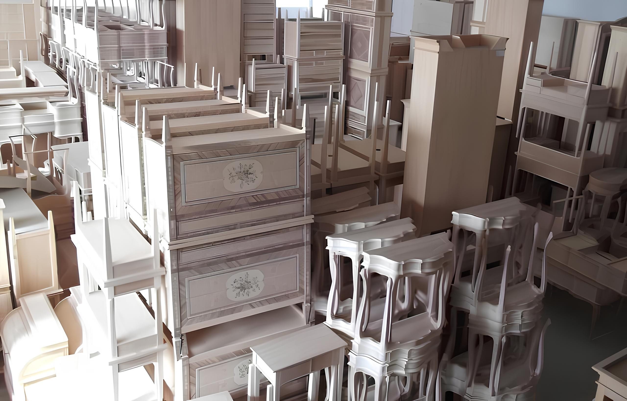 Xlmoebel Kleiderschrank Schiebetüren in Weiß und Spiegel für moderne Einrichtung (Kleiderschrank) Hergestellt in Europa