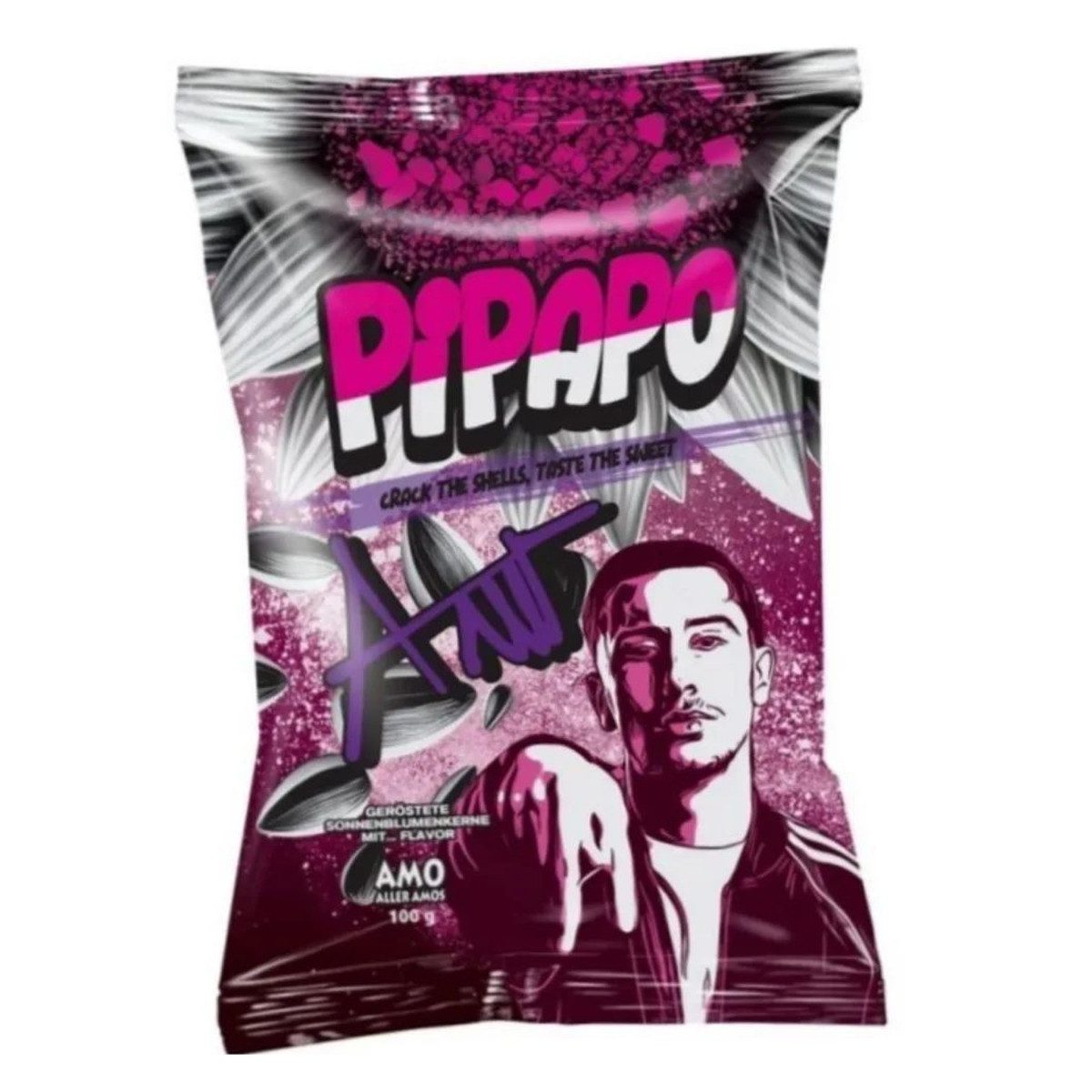 PIPAPO Knabberei, Pipapo AMO süß Geröstete Sonnenblumenkerne Sweet Popcorn 100g