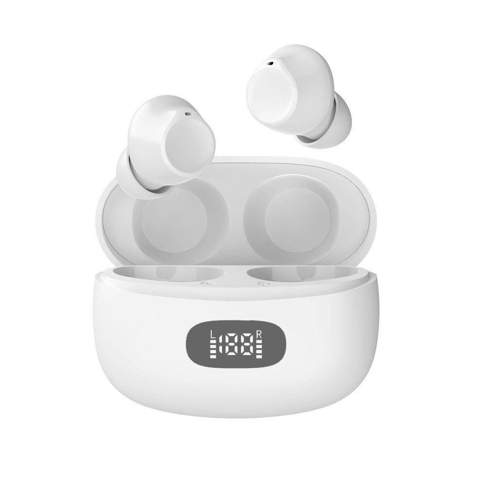 MOUTEN Kabelloser Bluetooth-Kopfhörer Akkulaufzeit Bluetooth-In-Ear-Sportkopfhörer mit weiß langer