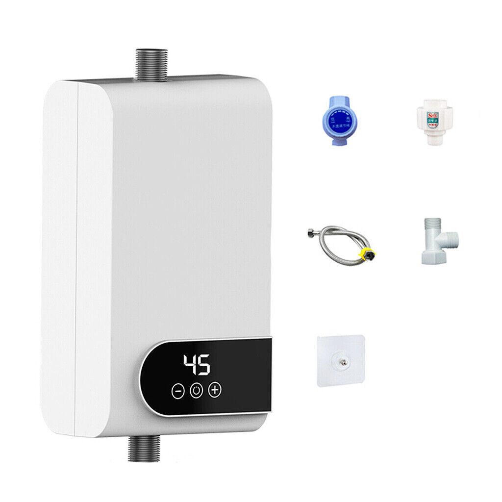 wohnTRAUM24 Klein-Durchlauferhitzer Warmwasserbereiter Klein Elektro Warmwasserspeicher Durchlauferhitzer, in küche, waschraum, öffentliche toilette für schnelle heißer wasser