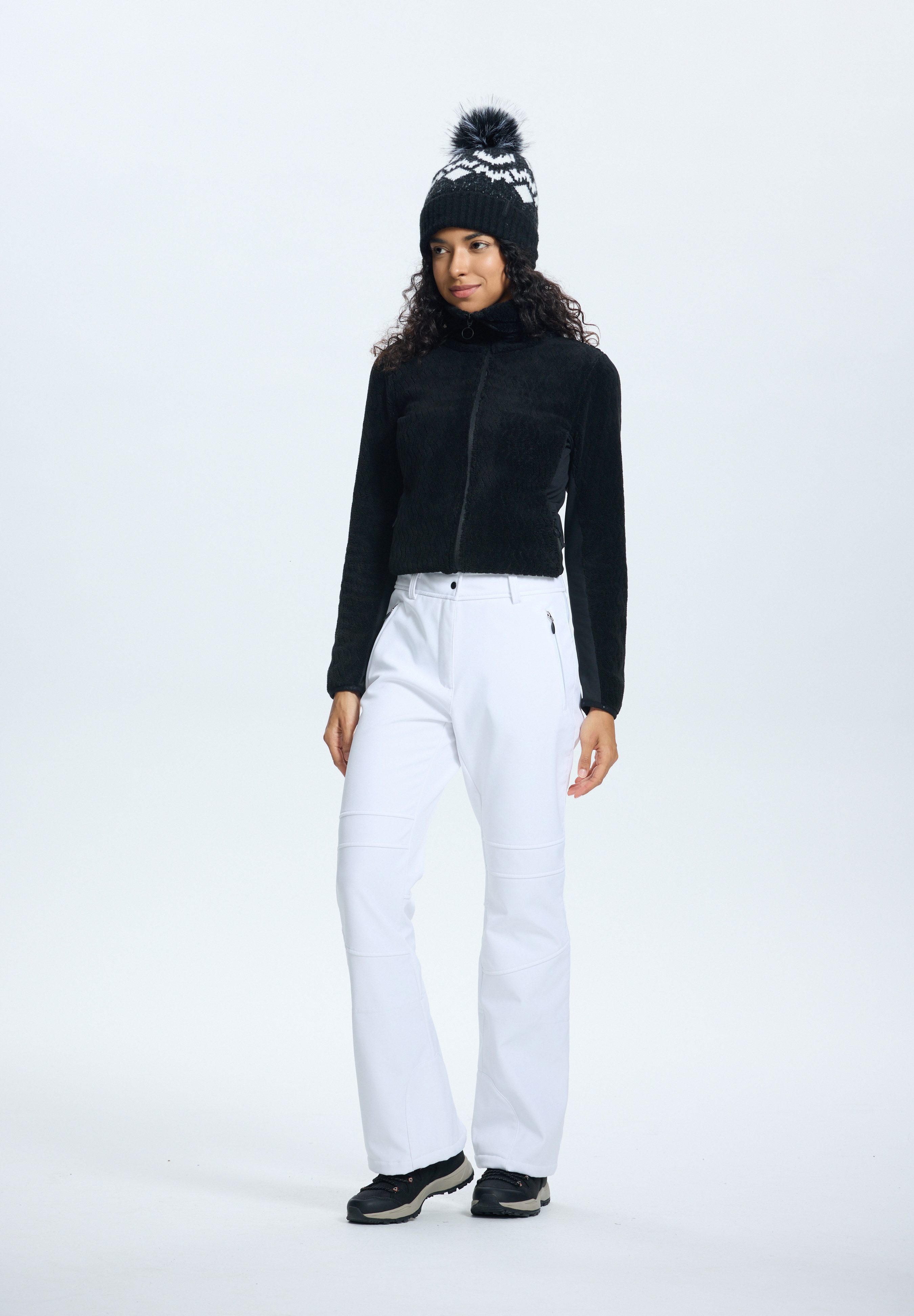 Icepeak Skihose ICEPEAK ENTIAT (1-tlg) für Alpinski und Snowboard, aus 4-Wege-Stretchmaterial, winddicht