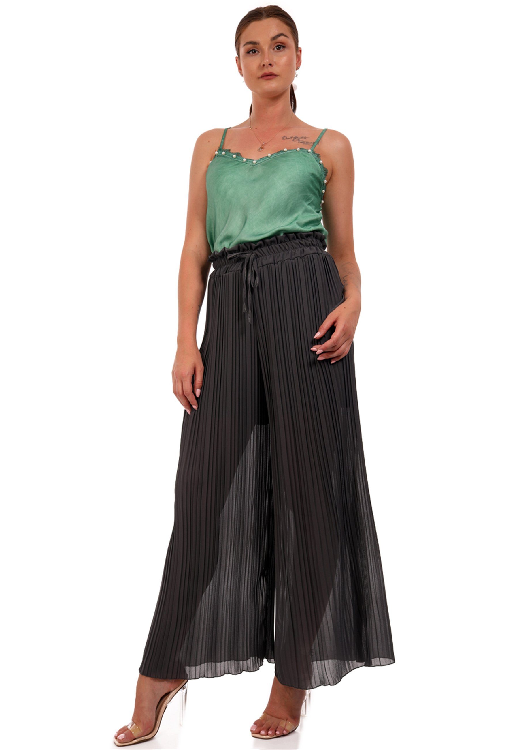 YC Fashion & Style Schlupfhose Plissee günstig online kaufen