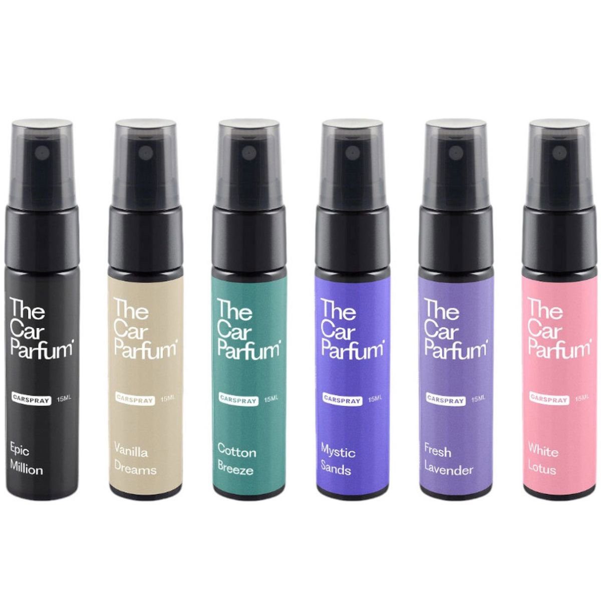 The Car Parfum Zierleisten-Aufkleber The Car Parfum Auto Parfum Spray – Auto Duft 6 Stücke