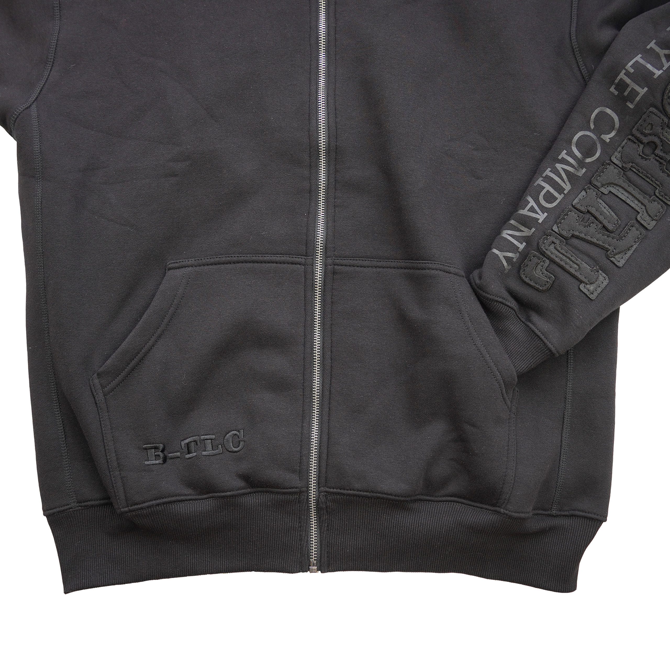 BRACHIAL THE LIFESTYLE COMPANY Trainingsjacke Brachial Zip-Sweater "Gym" schwarz/schwarz