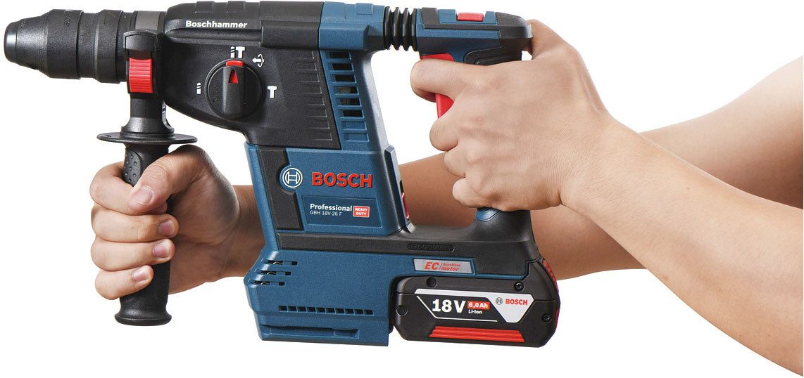 Bosch Professional Akku-Bohrhammer »GBH 18V-26F«, mit SDS plus GBH 18V-26F, ohne Akku, ohne Ladegerät – Bild 4 von 5