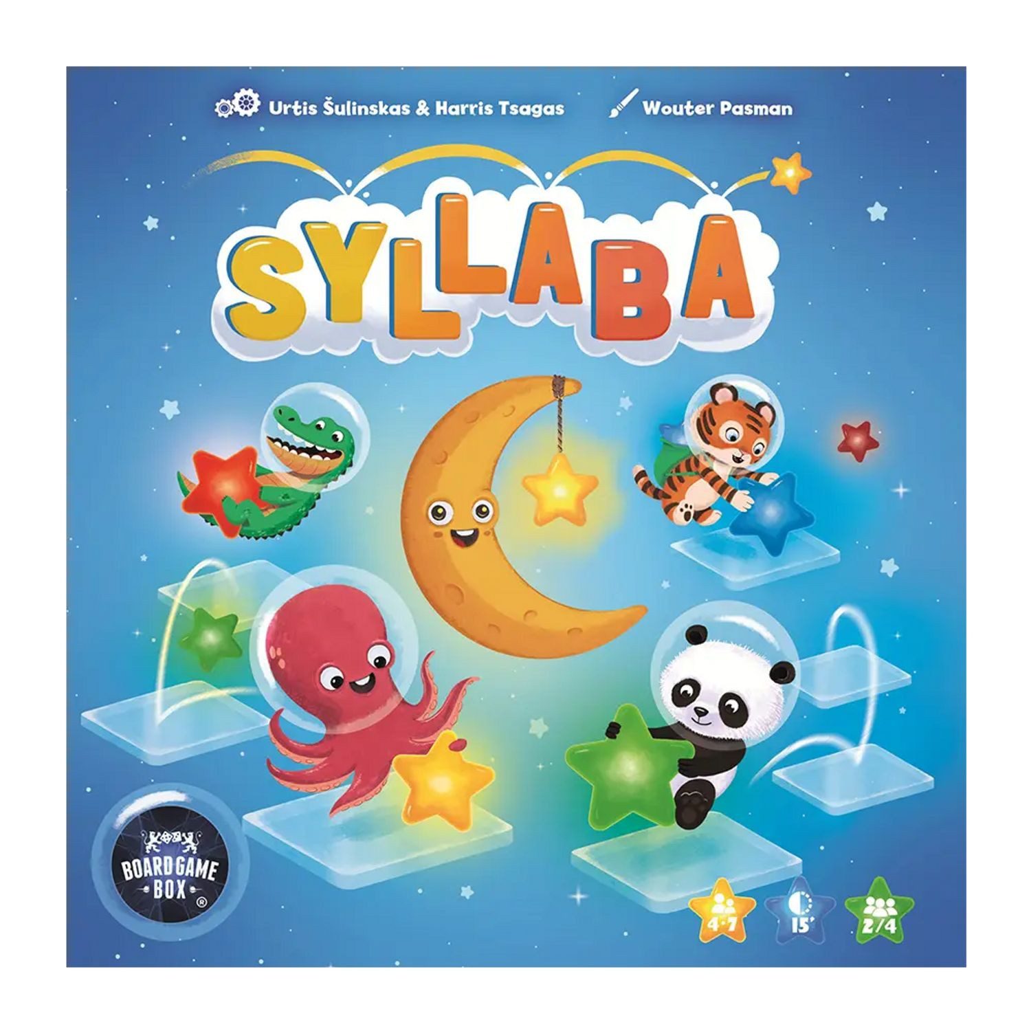 Board Game Box Spiel Syllaba