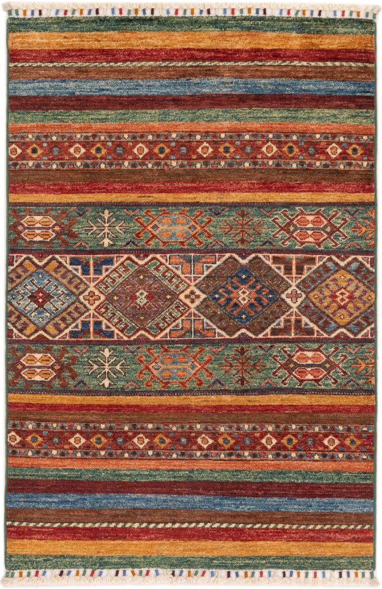 Orientteppich Arijana Shaal 81x122 Handgeknüpfter Orientteppich, Nain Trading, rechteckig, Höhe: 5 mm
