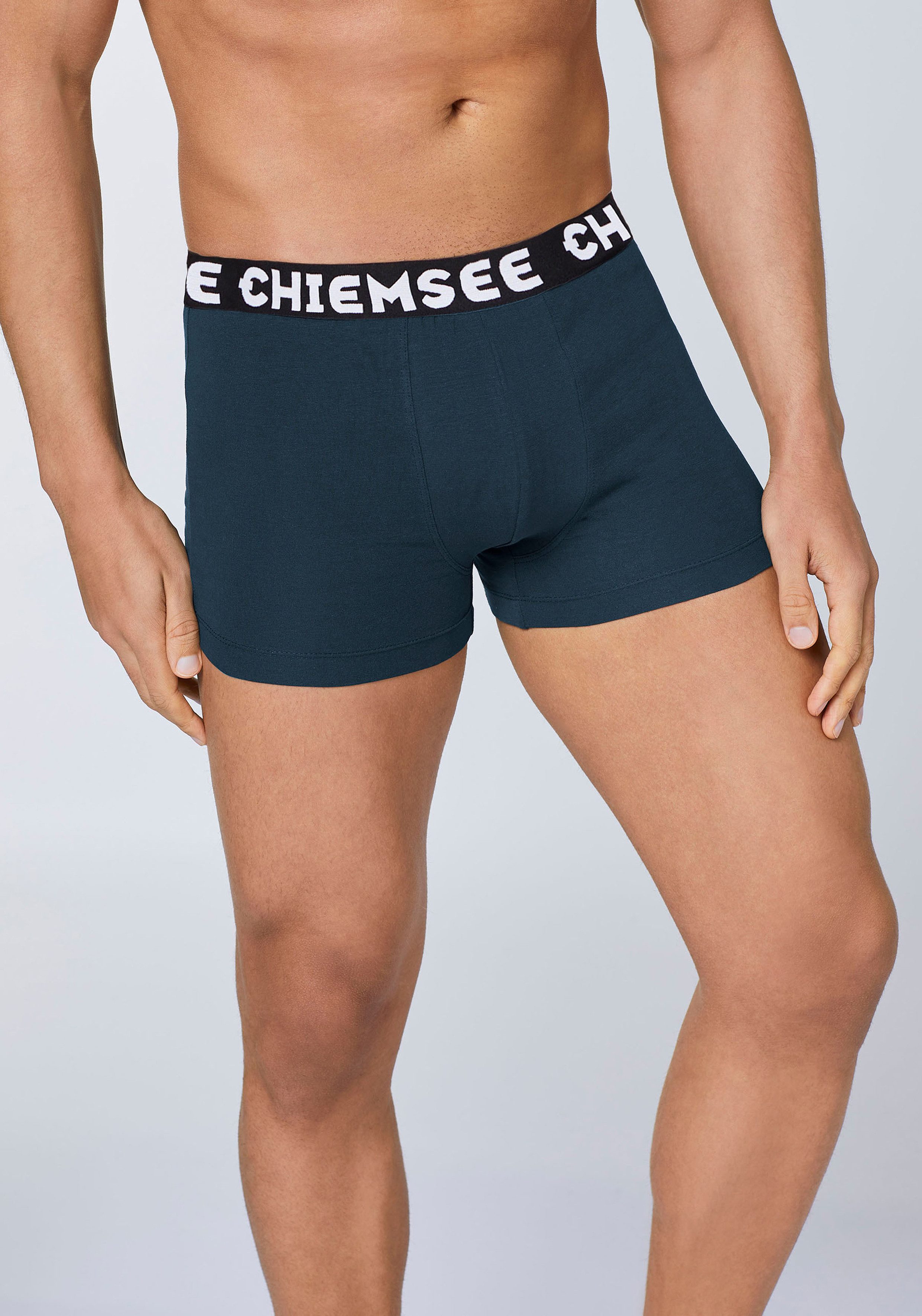Chiemsee Boxershorts (Packung, 5-St) aus Baumwollmischung, elastischer Logo günstig online kaufen
