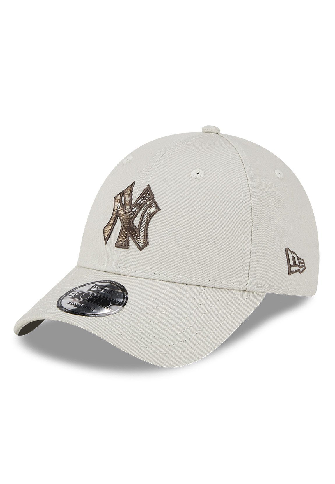 Beige Adjustable New Cap Check Infill NY New Baseball YANKEES Era 9Forty Era Cap