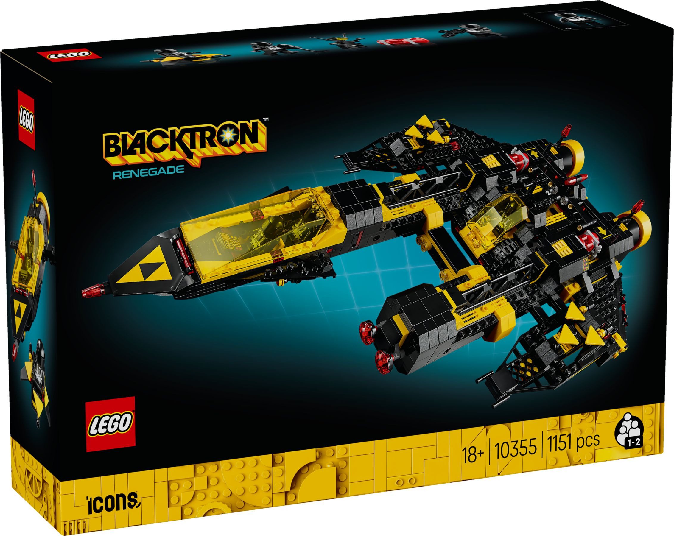 LEGO® Icons 10355 Blacktron Renegade Konstruktionsspielsteine günstig online kaufen