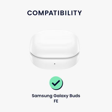 kwmobile Kopfhörer-Schutzhülle Hülle für Samsung Galaxy Buds FE Kopfhörer, Silikon Schutzhülle Etui Case Cover Schoner in Dunkelgrau