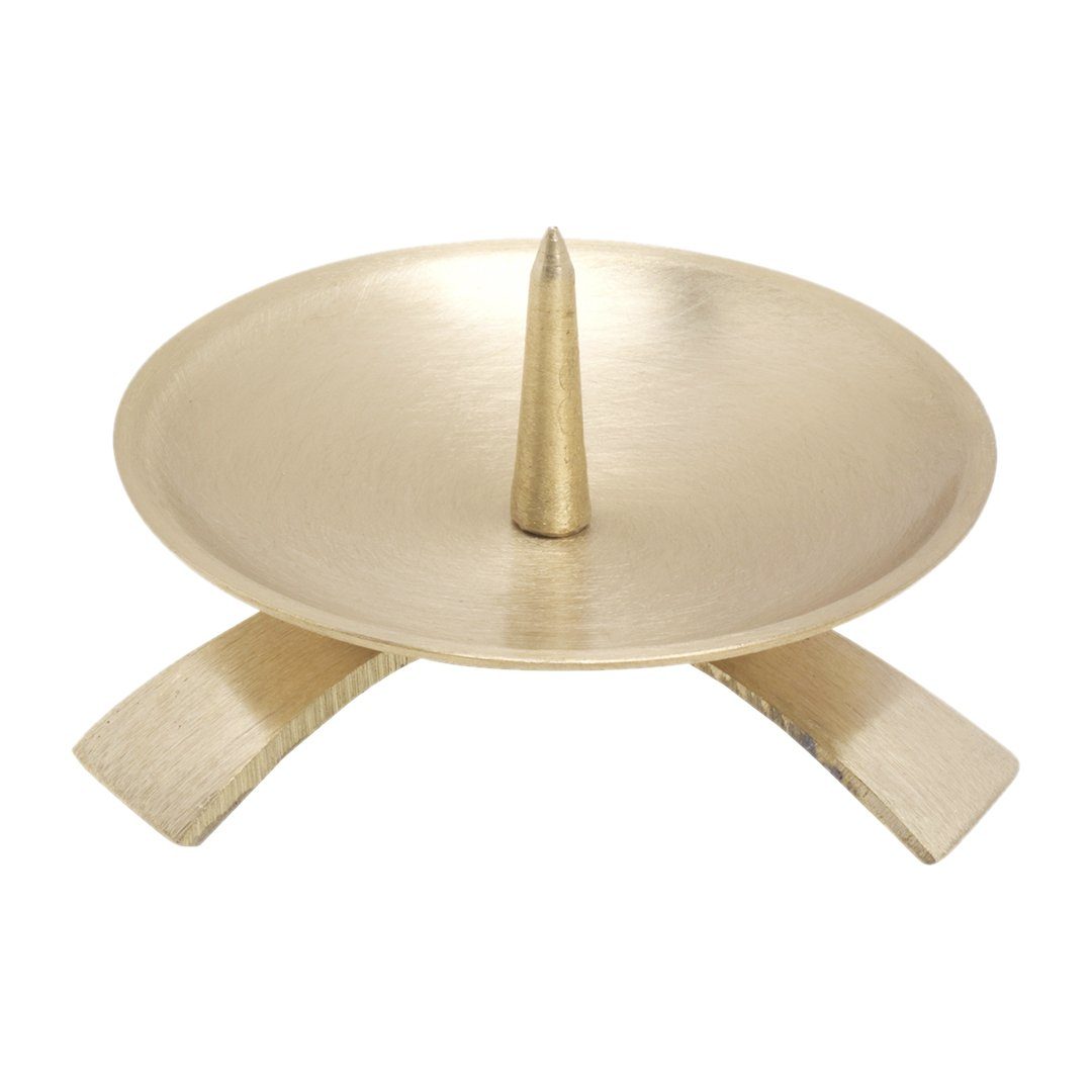 NKlaus Tischkerzenhalter Dreifußleuchter Ø9,5cm mit Dorn günstig online kaufen