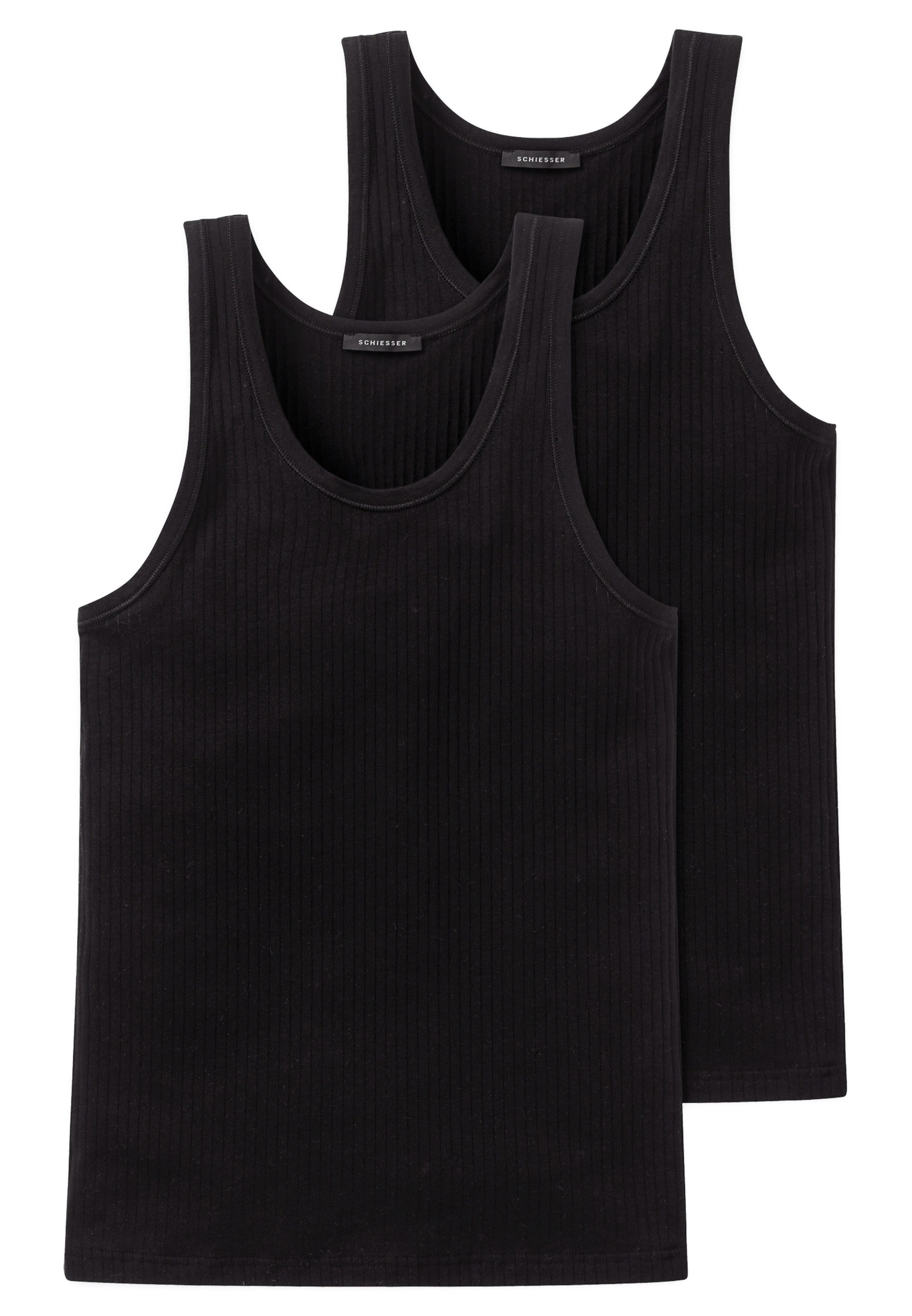 Schiesser Unterhemd 2er Pack Cotton Essentials Authentic (Spar-Set, 2-St) U günstig online kaufen