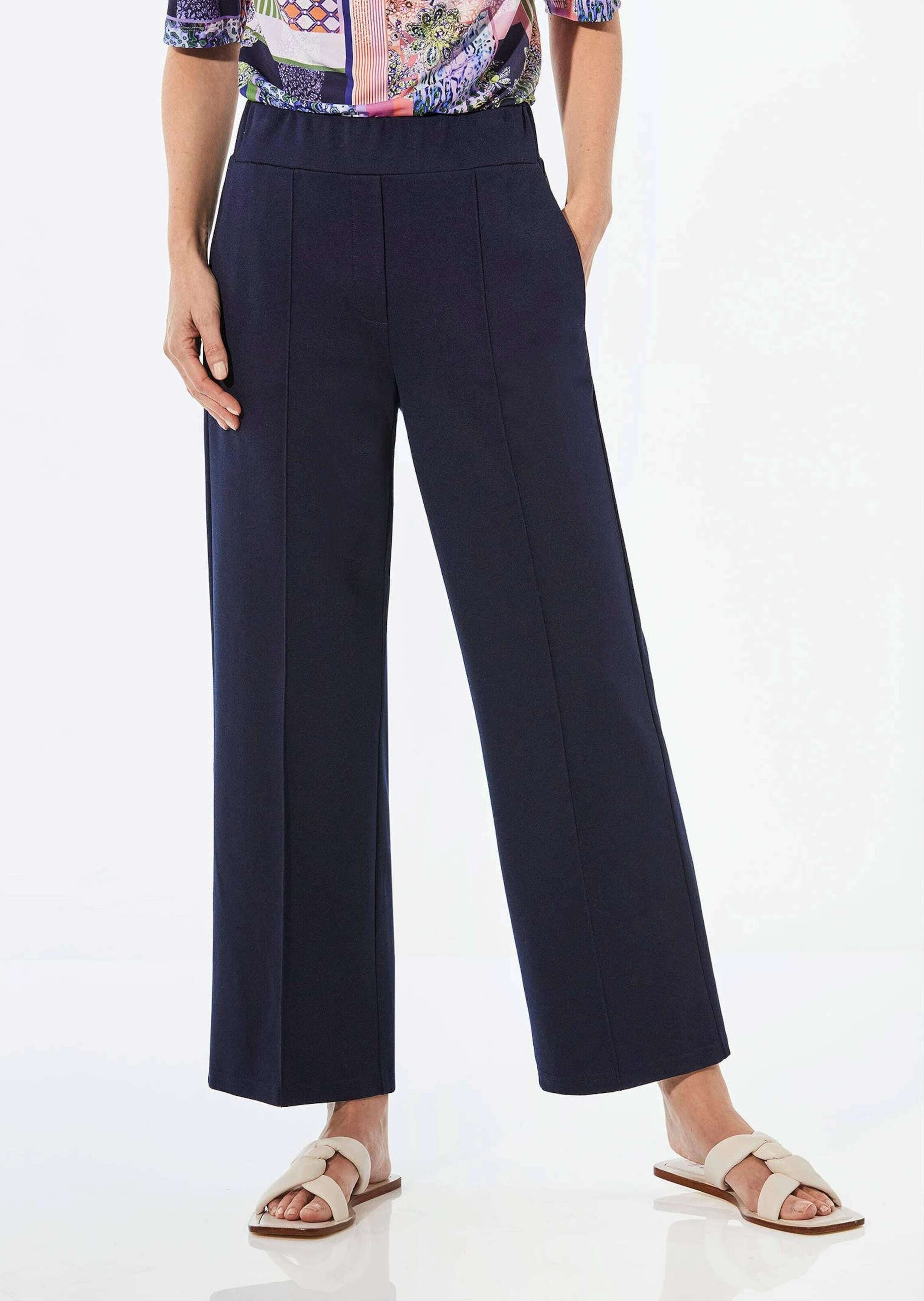 GOLDNER Schlupfhose Hose in 3/4-Länge mit seitlichen Gallonstreifen günstig online kaufen