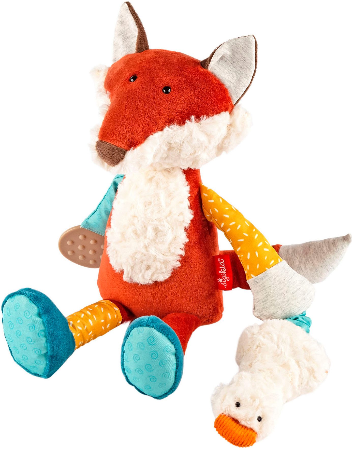 Sigikid Greifspielzeug PlayQ, Yellow, Aktiv-Fuchs