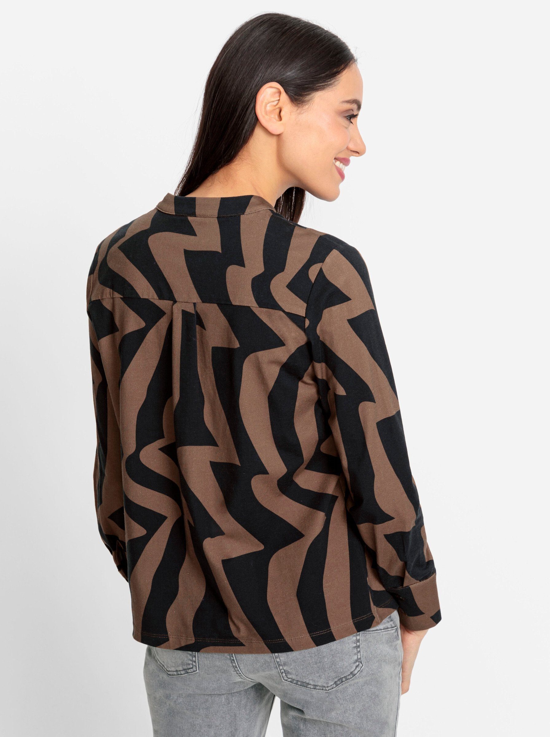 heine Klassische Bluse Jersey-Bluse günstig online kaufen