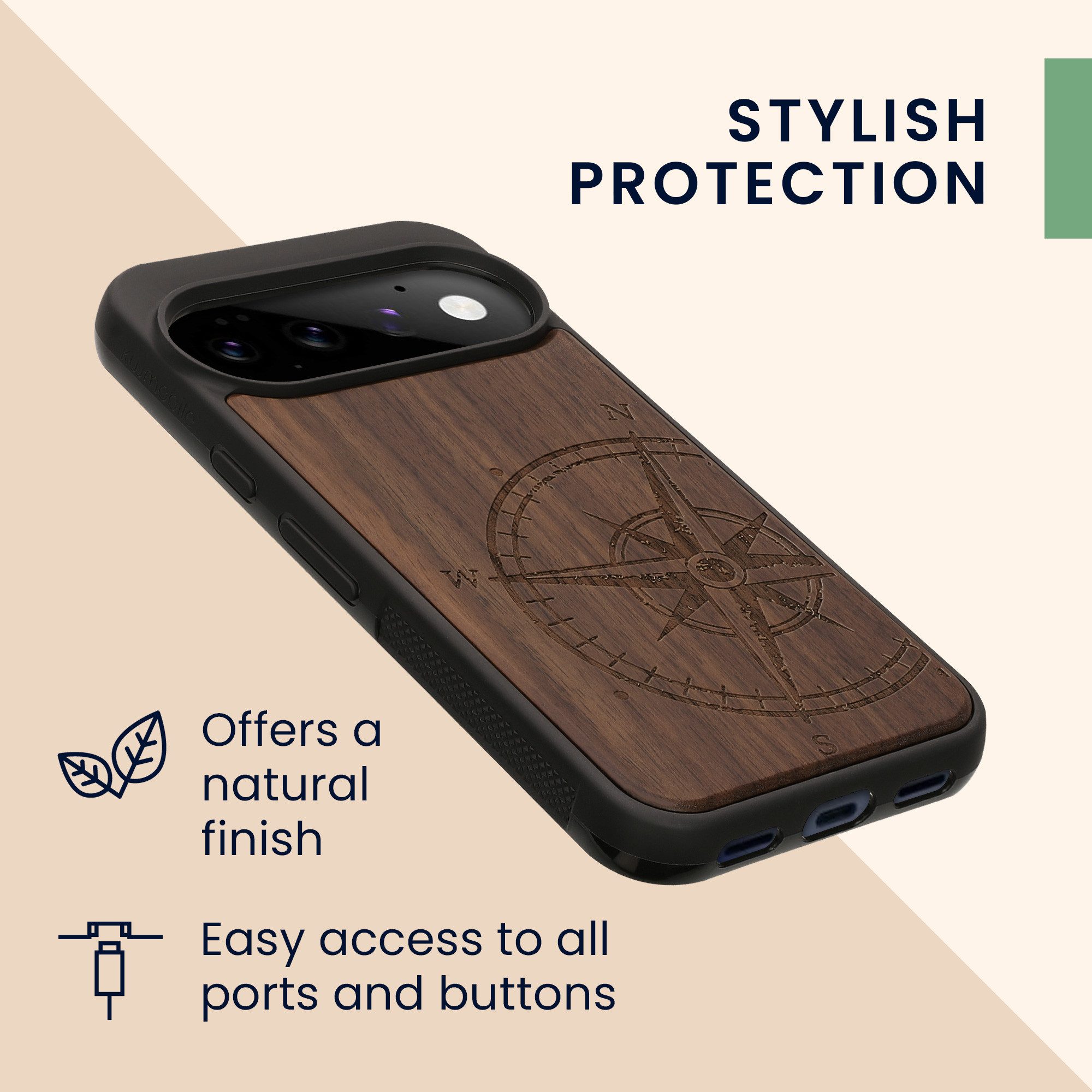 kwmobile Smartphone-Hülle Hülle für Google Pixel 11 Pro, Handyhülle TPU Cover Bumper Case – Bild 5 von 5