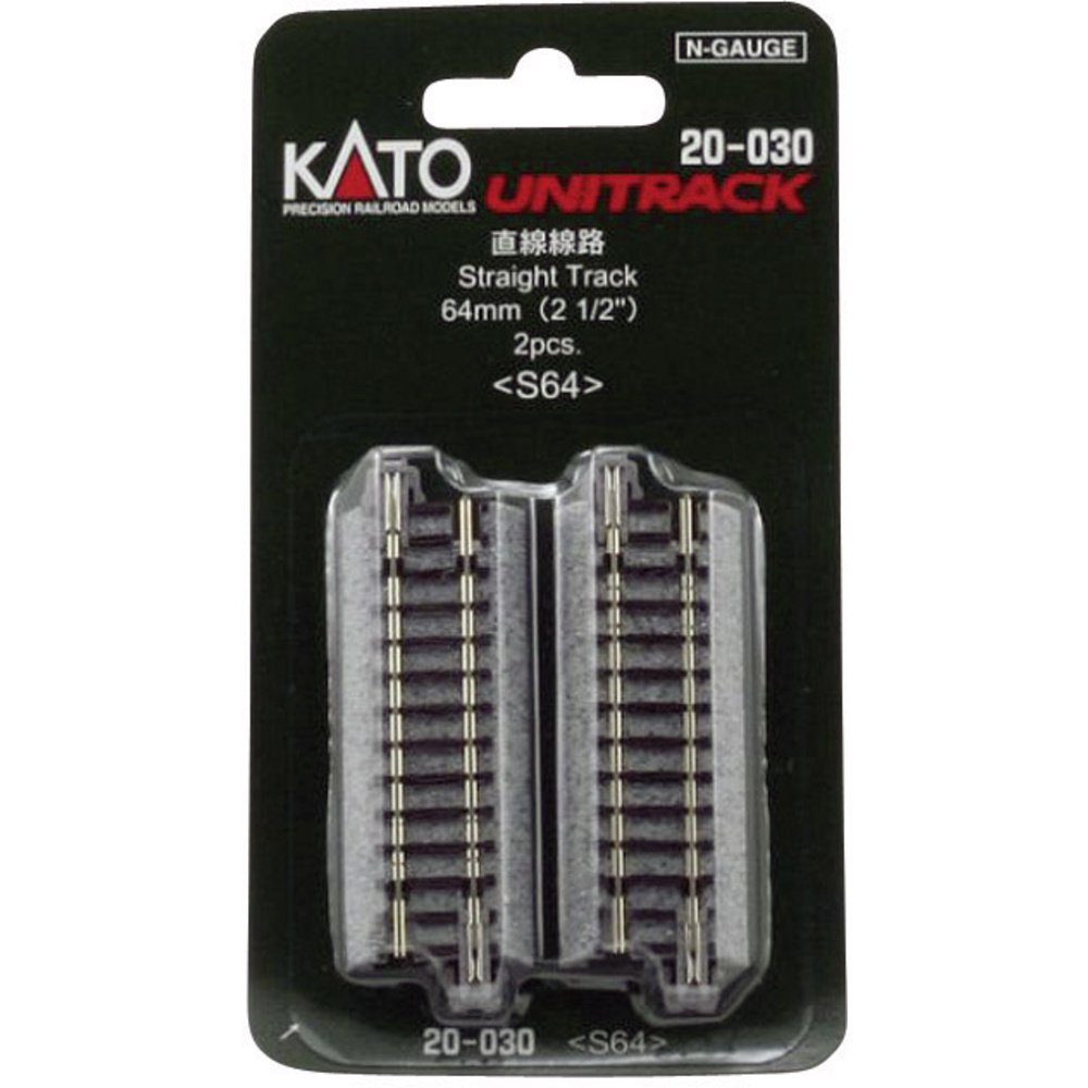Gleise-Set 7078005 7078005 N Kato Unitrack Gerades Gleis 64 mm 2 St.