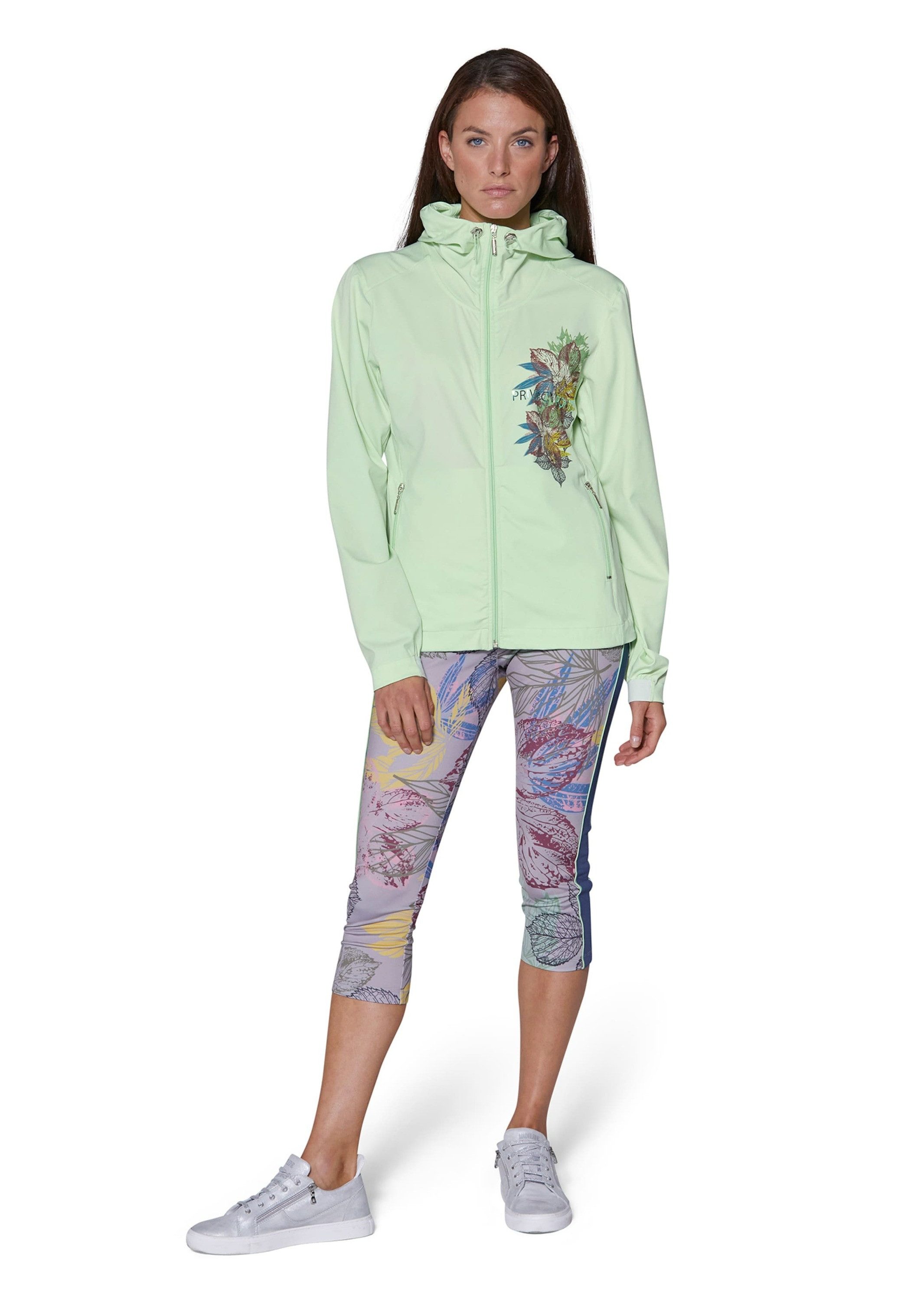 MADELEINE Outdoorjacke Leichtjacke mit floralem Printmotiv