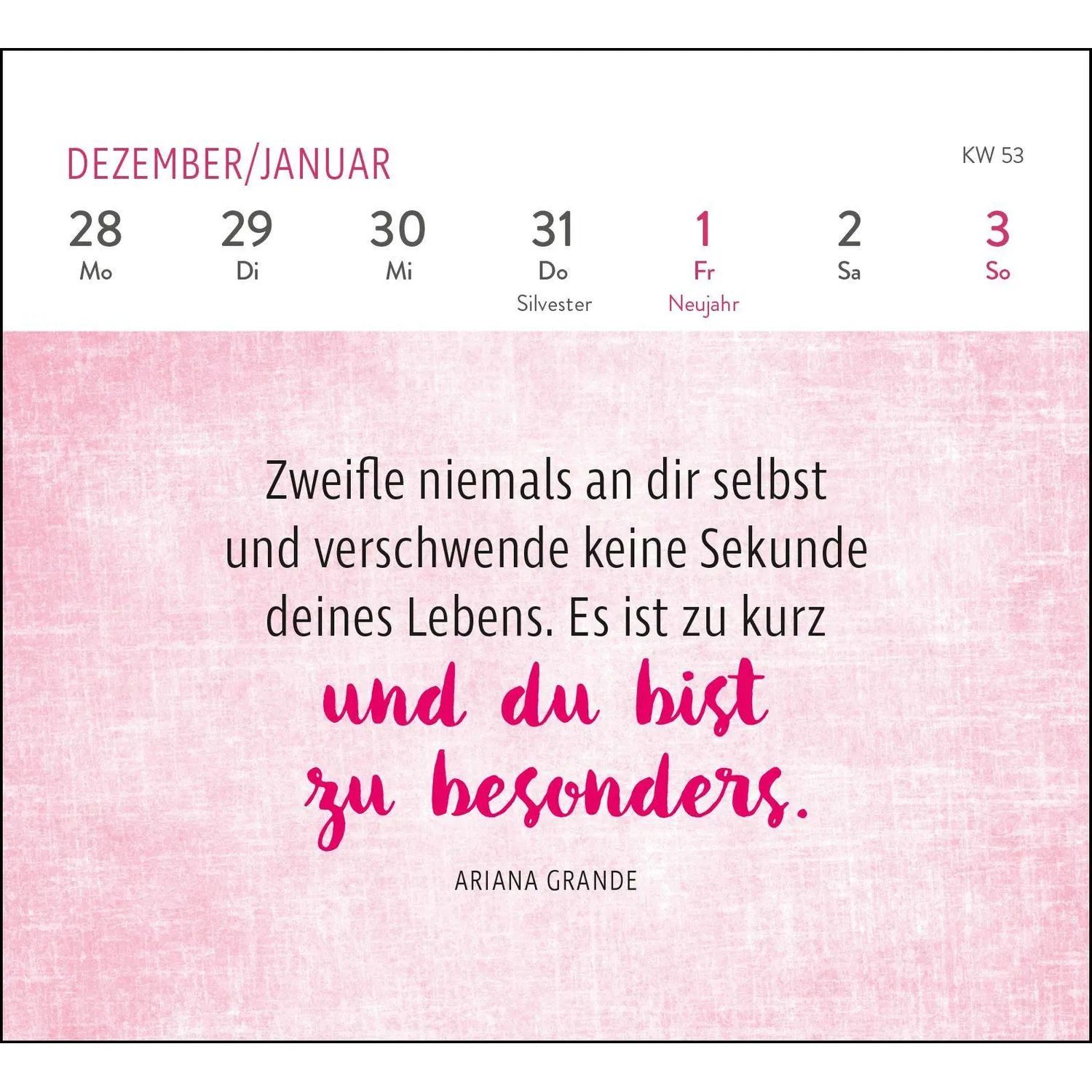 groh Verlag Tischkalender Mini-Wochenkalender 2027: Die tollsten Frauen sind nicht perfekt,...