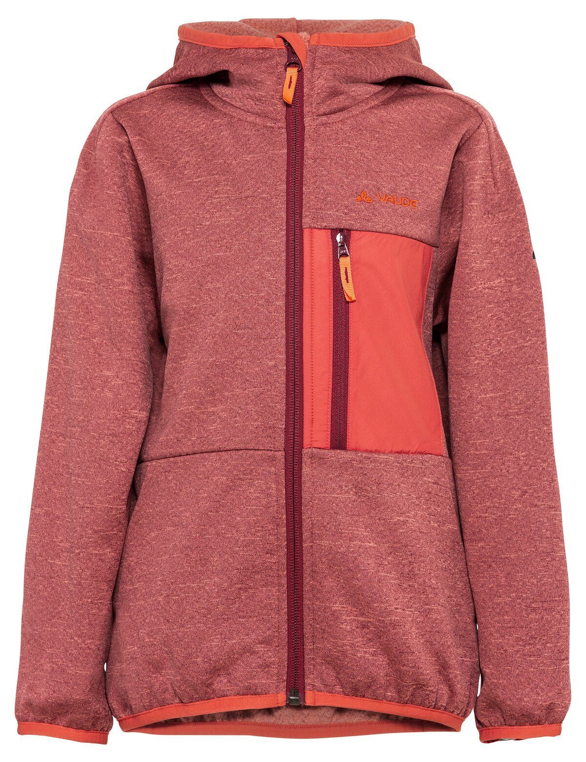 VAUDE Outdoorjacke Kids Kikimora Jacket (1-St) Klimaneutral kompensiert salsa