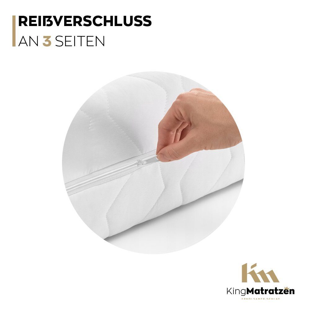 Matratzenschutzbezug Matratzenbezug KingBEZUG 140 x 200 x 10 cm Ersatz Bezu günstig online kaufen